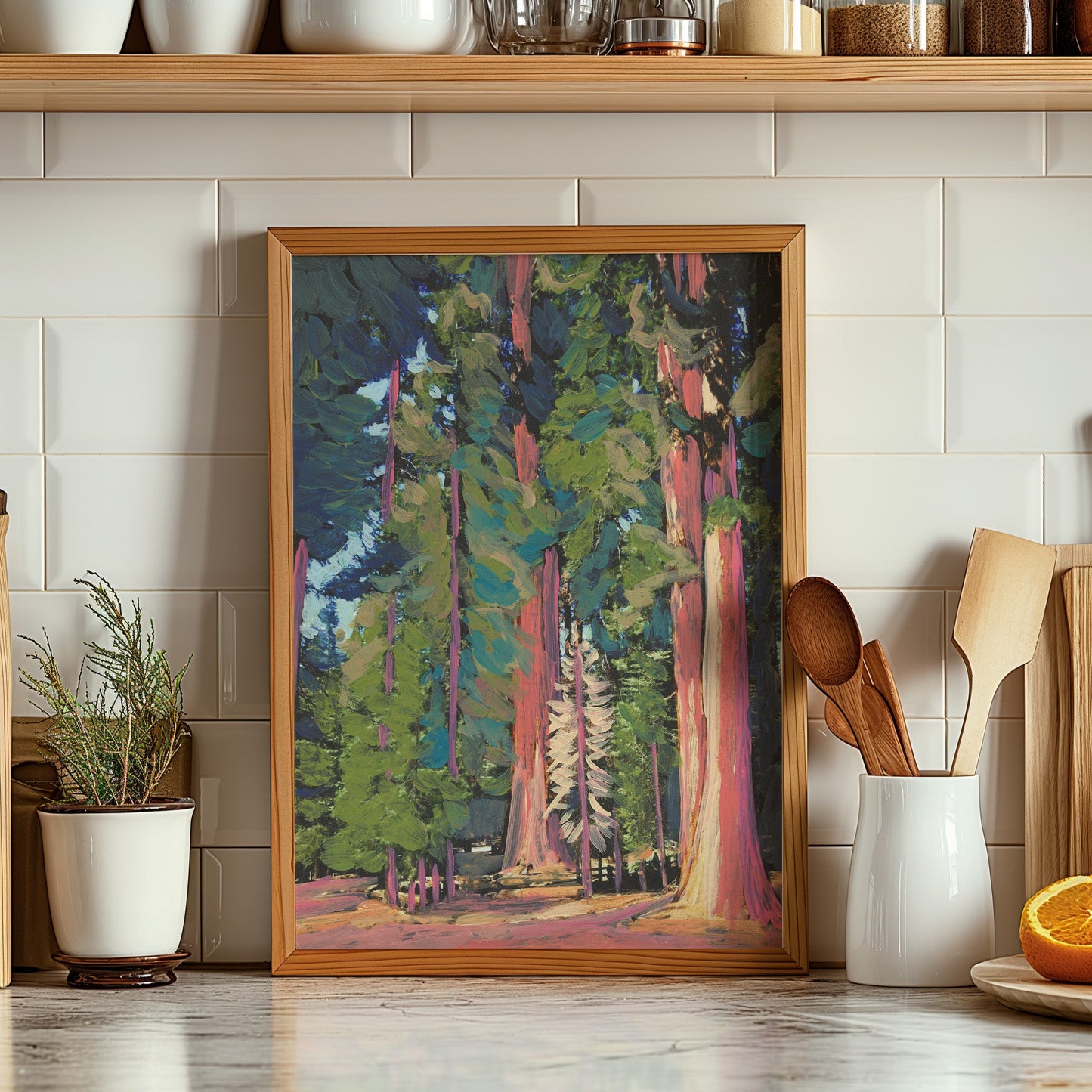 California Redwood National Park Travel Print - El Baker Art