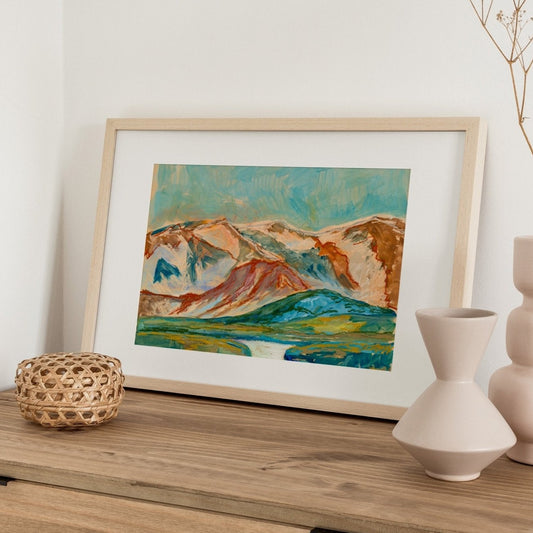 Colorado Mountain Lake Print - El Baker Art