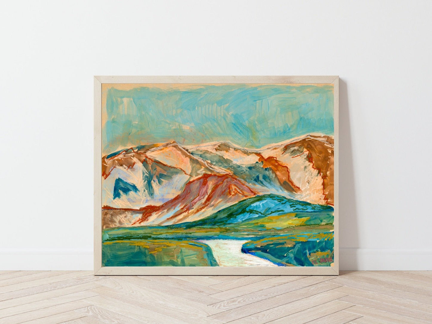 Colorado Mountain Lake Print - El Baker Art