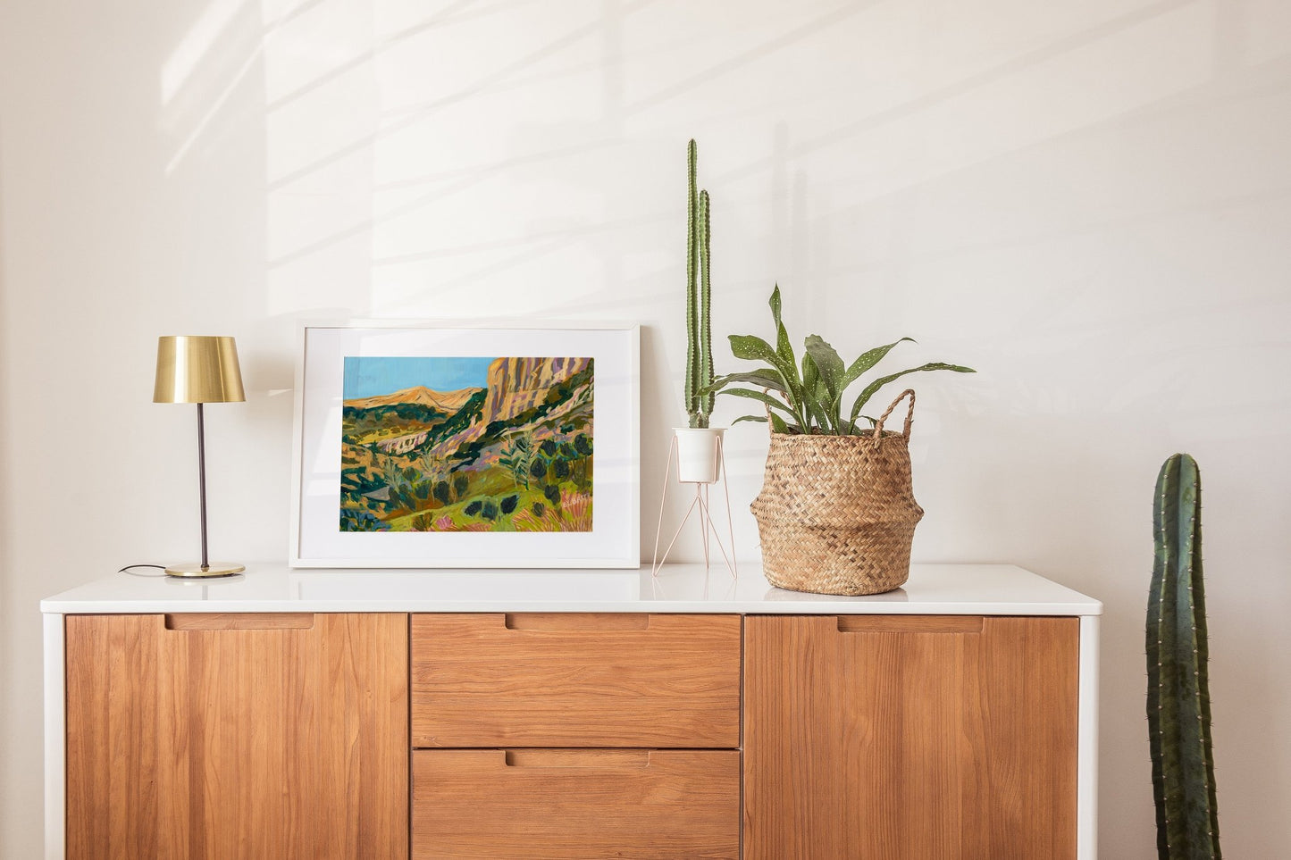 Colorful West Texas Ranch Print - El Baker Art