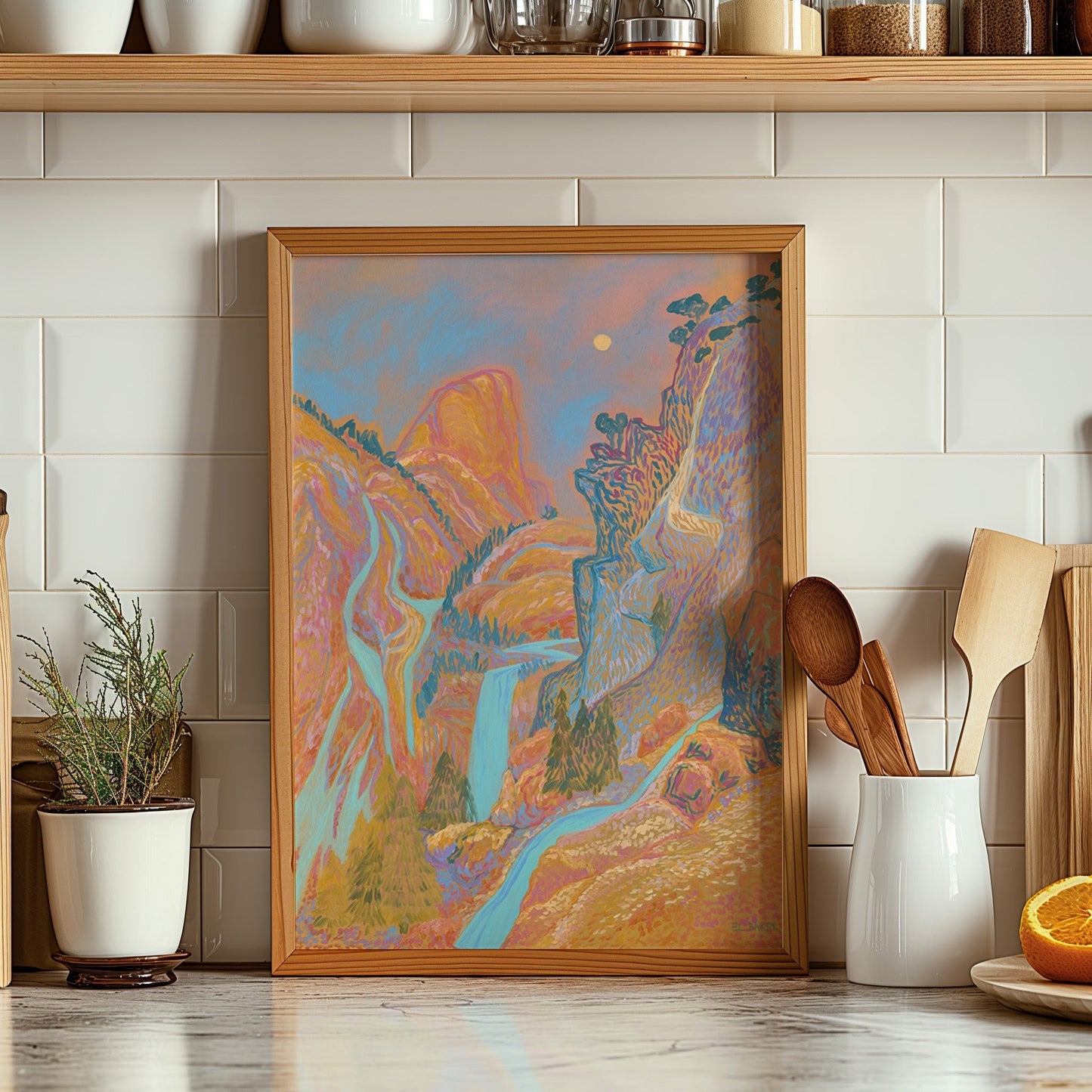 Colorful Yosemite National Park Print - El Baker Art