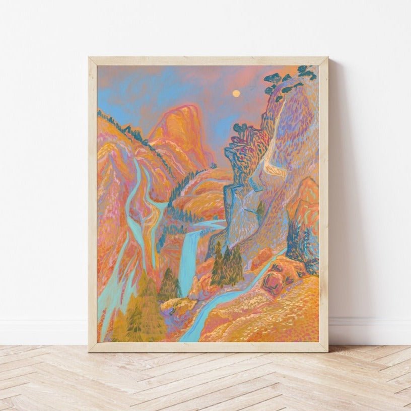 Colorful Yosemite National Park Print - El Baker Art