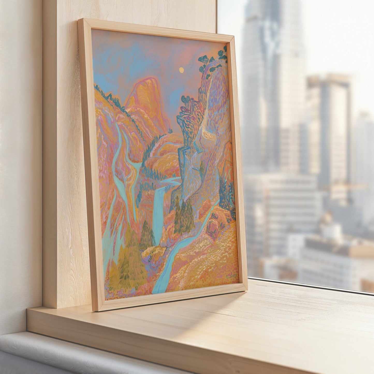 Colorful Yosemite National Park Print - El Baker Art