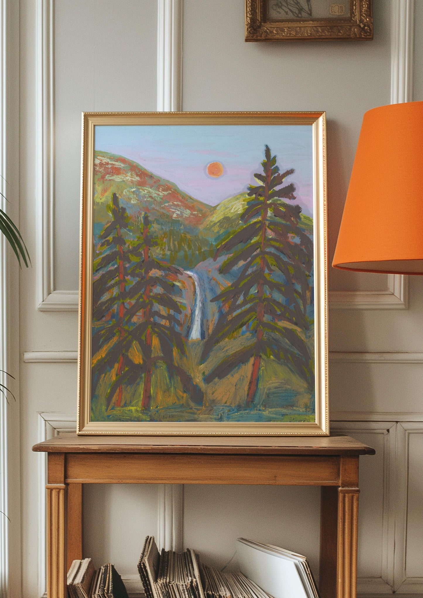 Rocky Mountain National Park Print | Mid-Century Modern Colorado Landscape