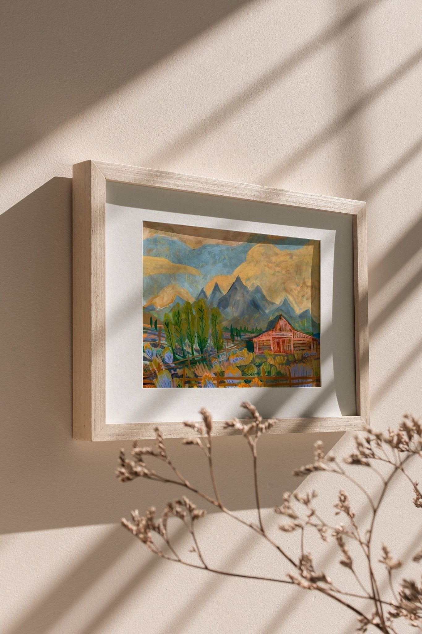 Grand Tetons National Park Travel Print - El Baker Art
