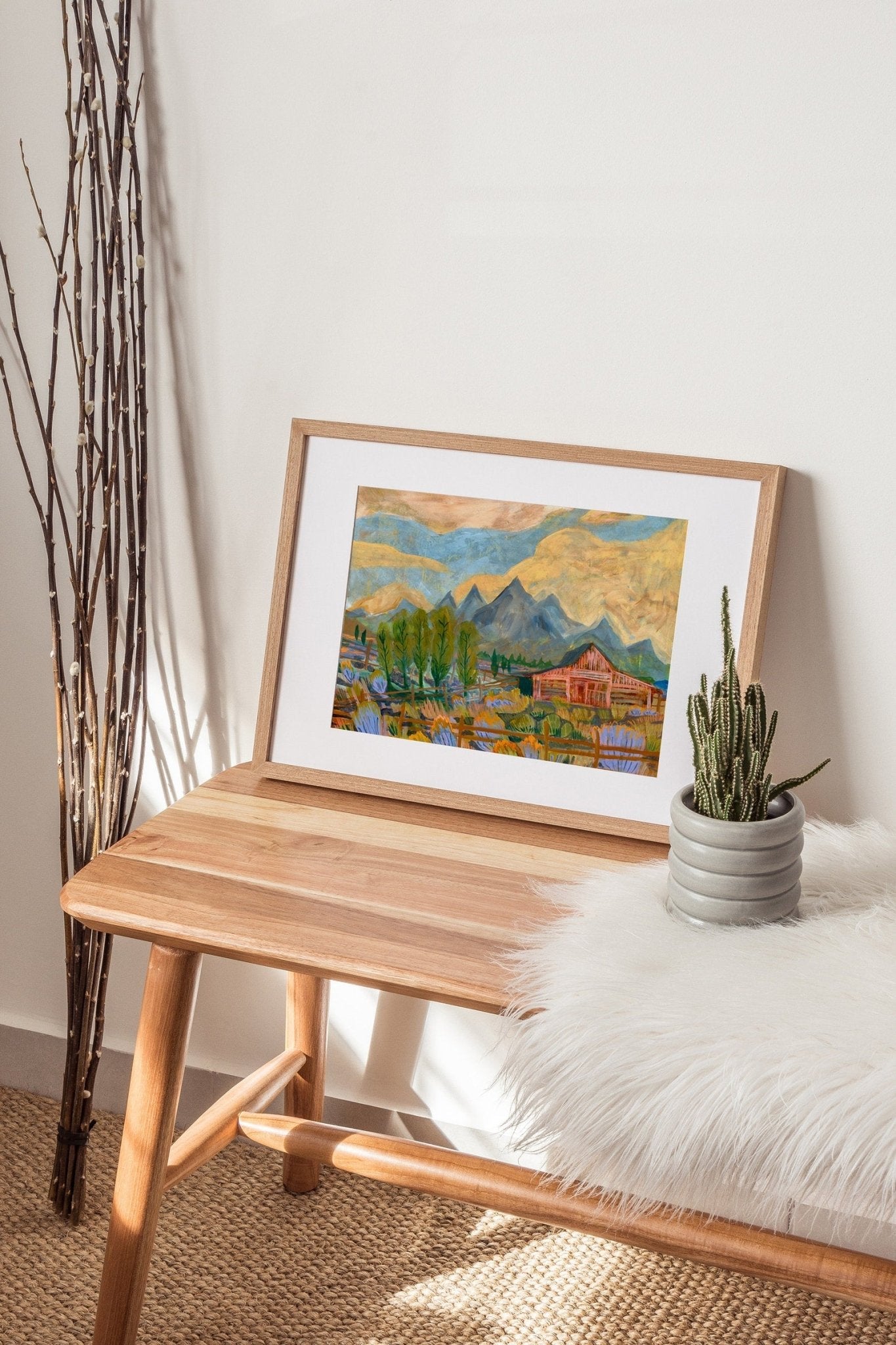 Grand Tetons National Park Travel Print - El Baker Art