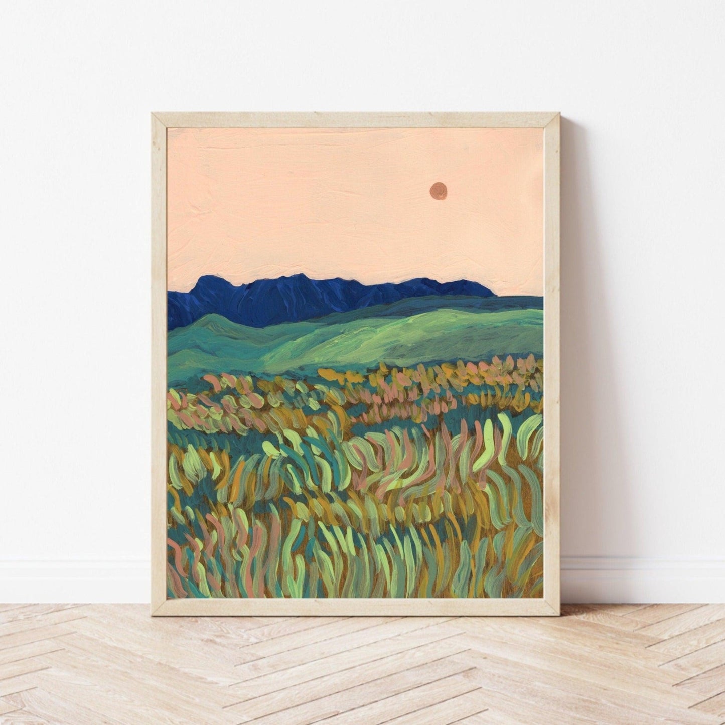 Grasslands of Big Bend National Park Print - El Baker Art