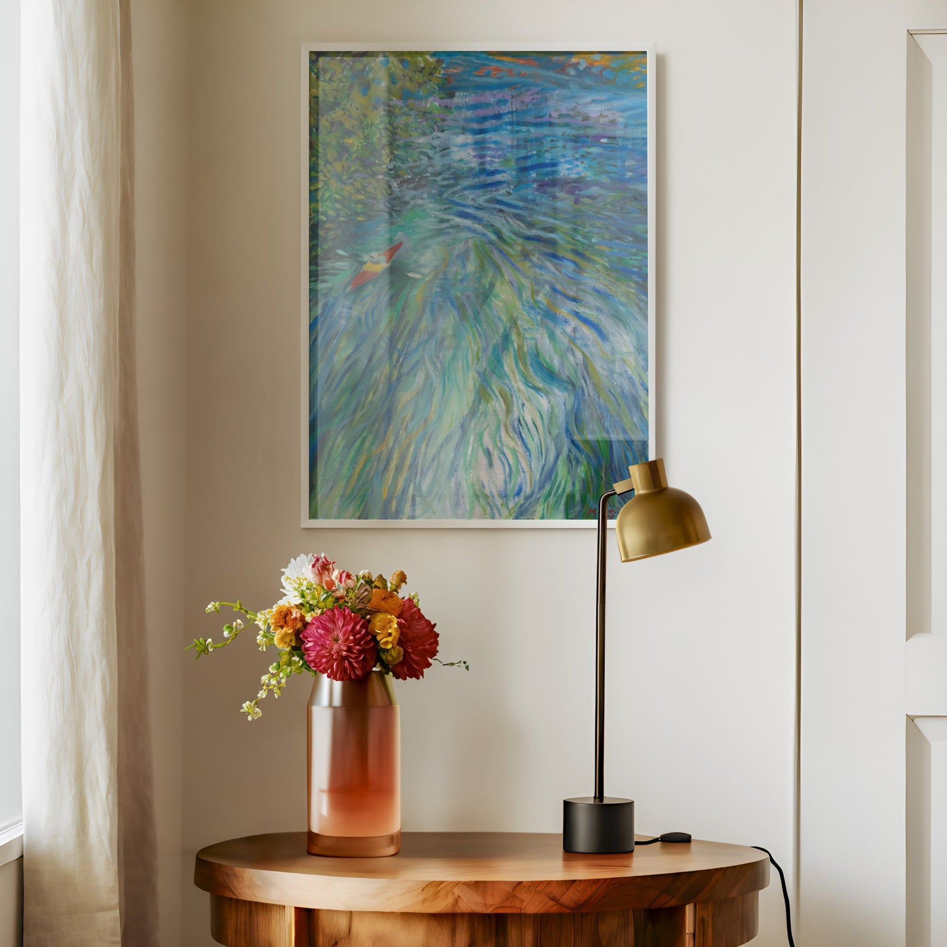 GUEST ARTIST COLLAB x MCSeaborne Art | San Marcos Texas River Art Print - El Baker Art