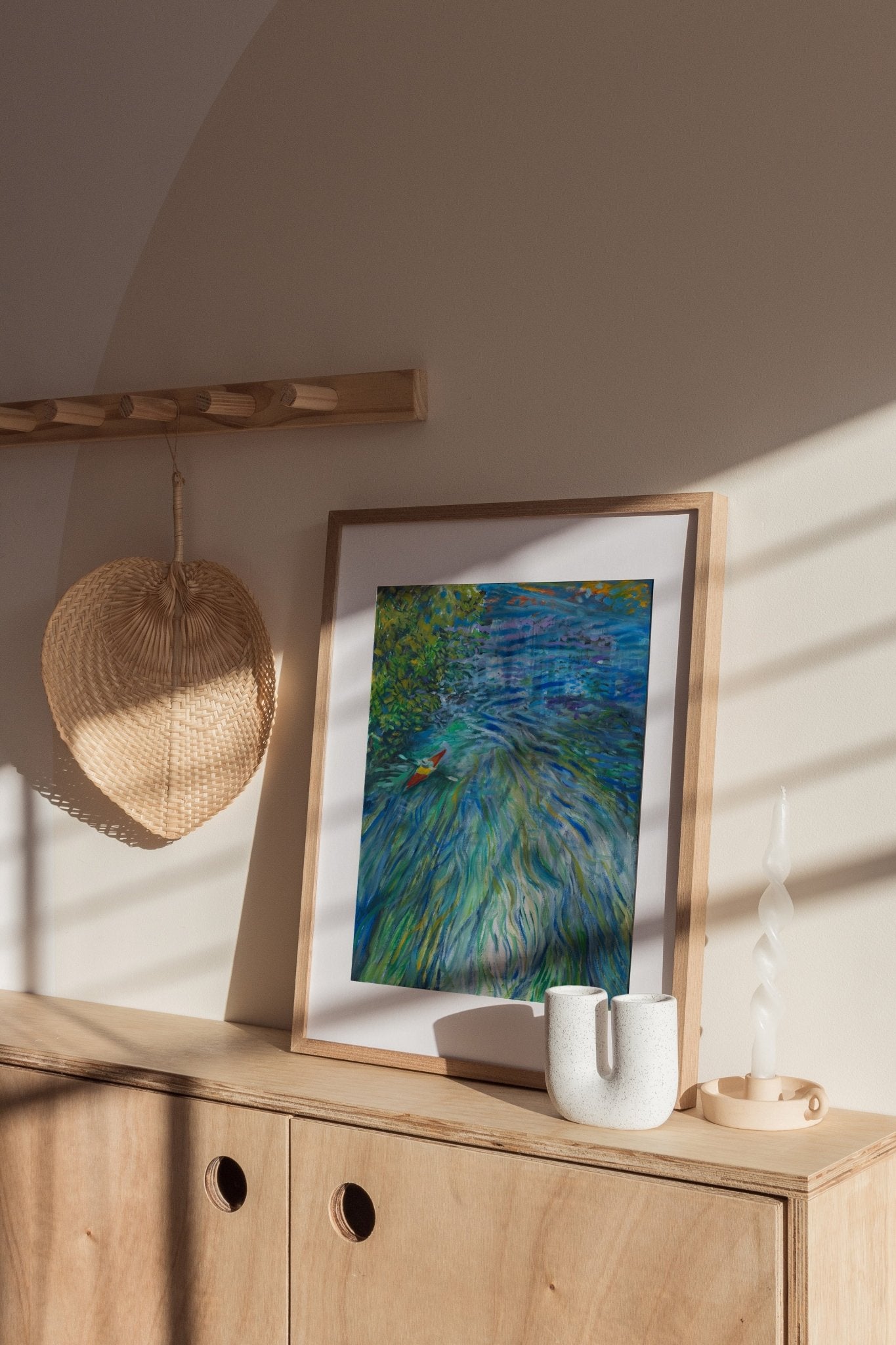 GUEST ARTIST COLLAB x MCSeaborne Art | San Marcos Texas River Art Print - El Baker Art