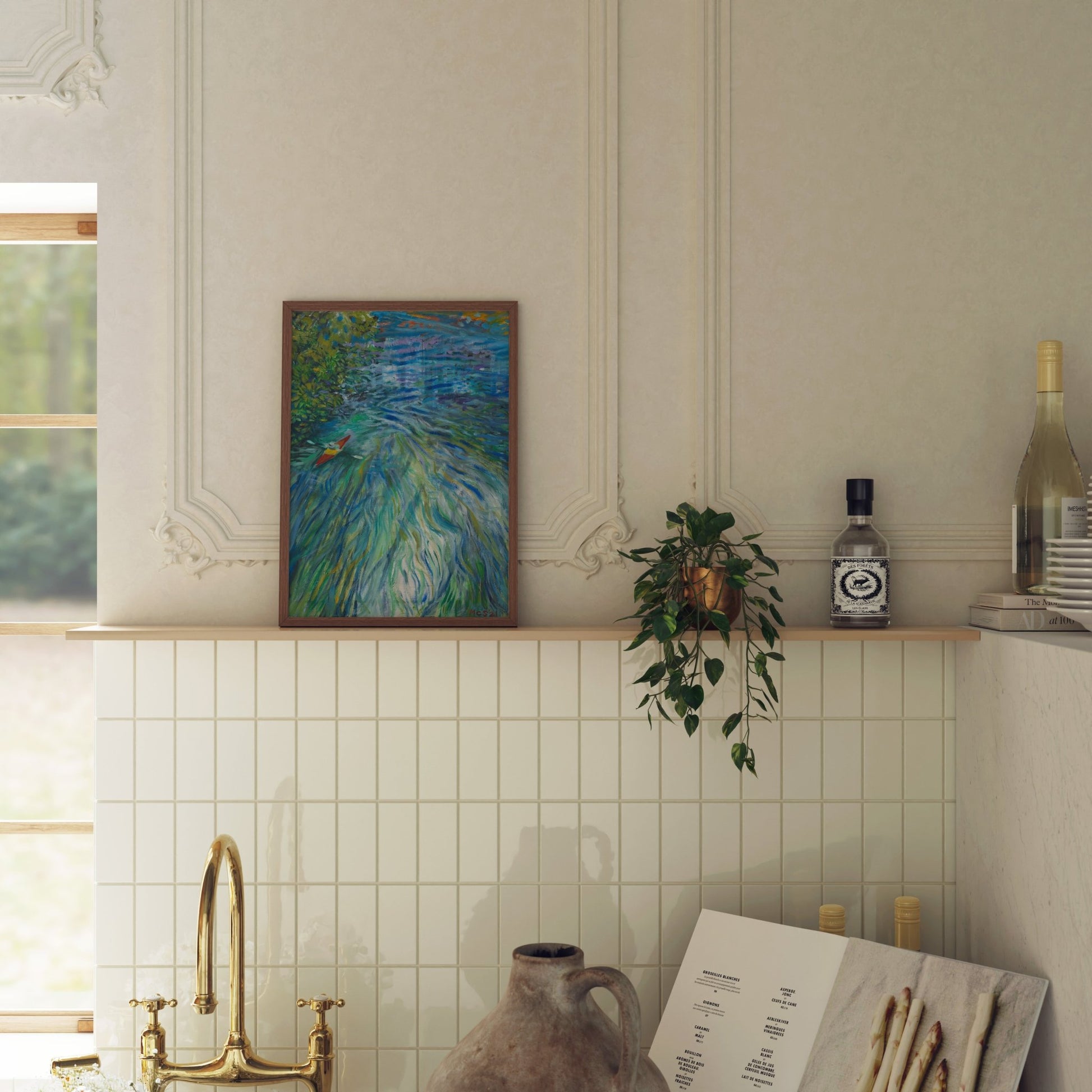 GUEST ARTIST COLLAB x MCSeaborne Art | San Marcos Texas River Art Print - El Baker Art