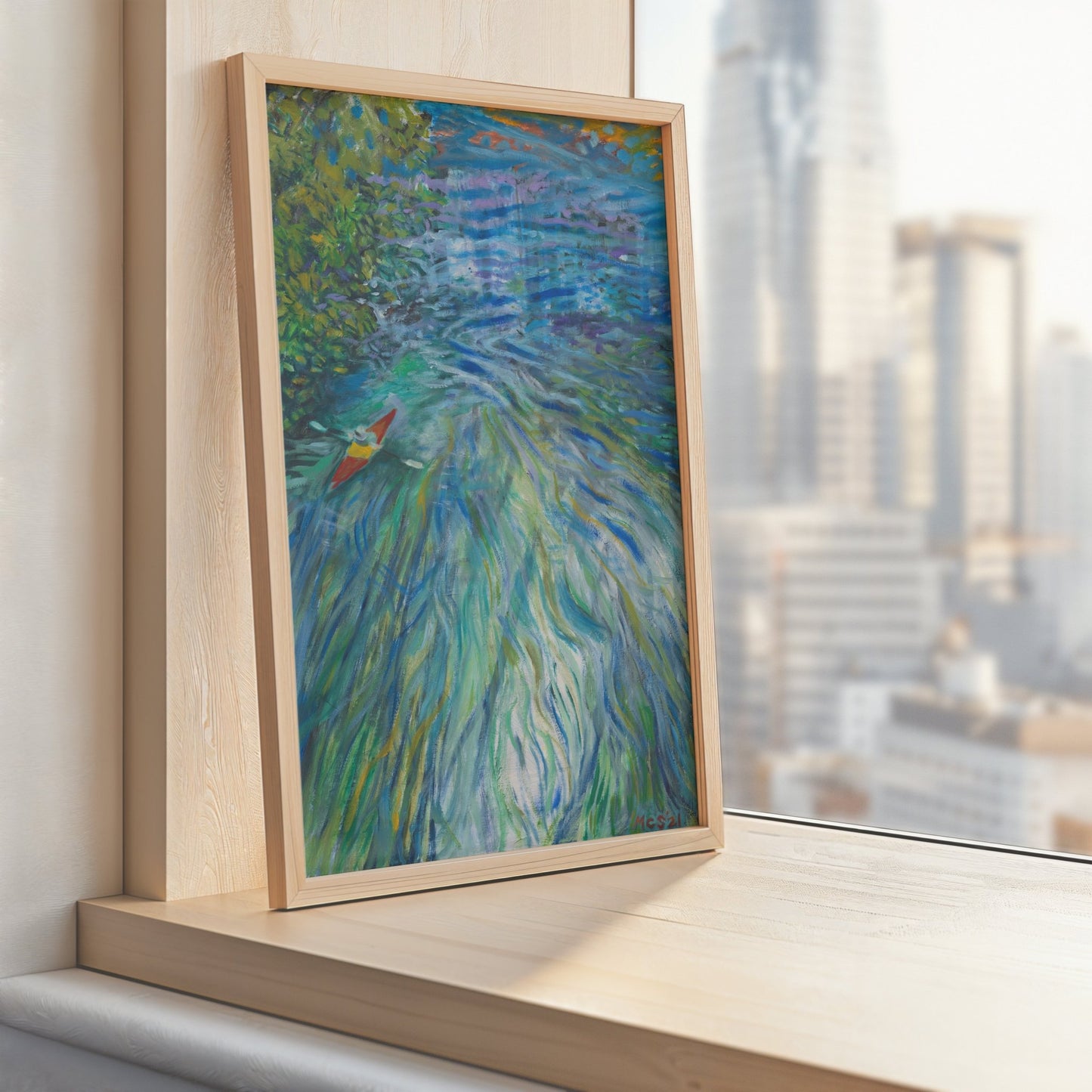 GUEST ARTIST COLLAB x MCSeaborne Art | San Marcos Texas River Art Print - El Baker Art