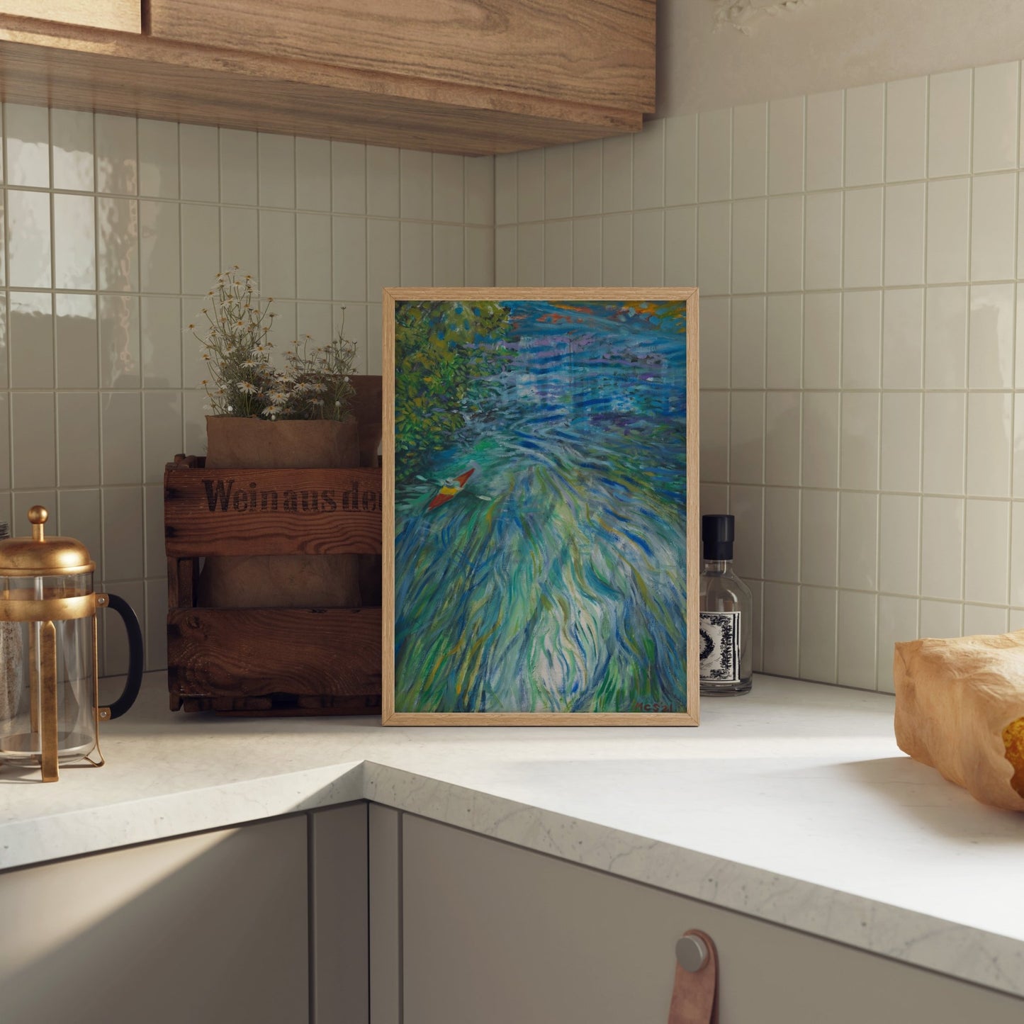 GUEST ARTIST COLLAB x MCSeaborne Art | San Marcos Texas River Art Print - El Baker Art