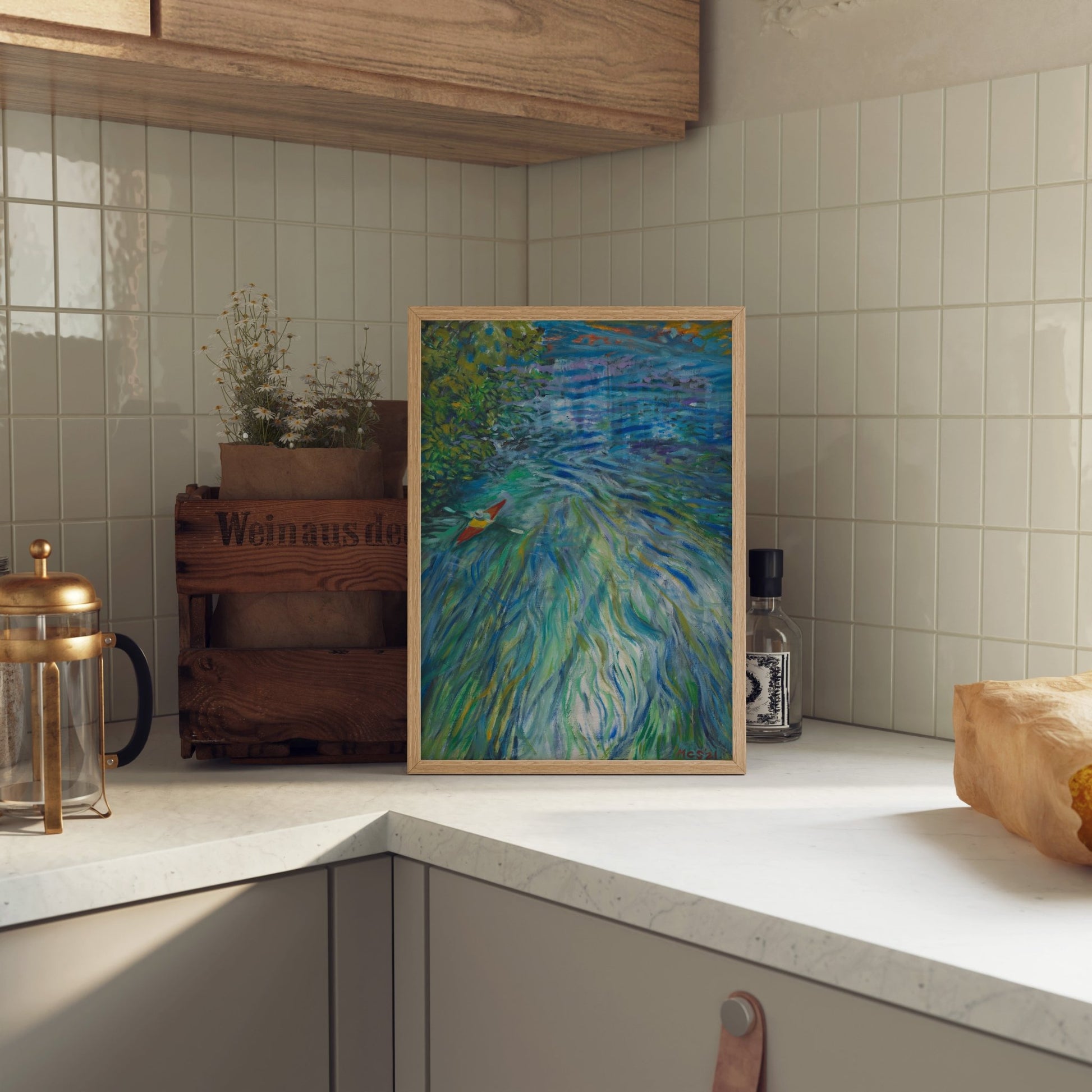 GUEST ARTIST COLLAB x MCSeaborne Art | San Marcos Texas River Art Print - El Baker Art