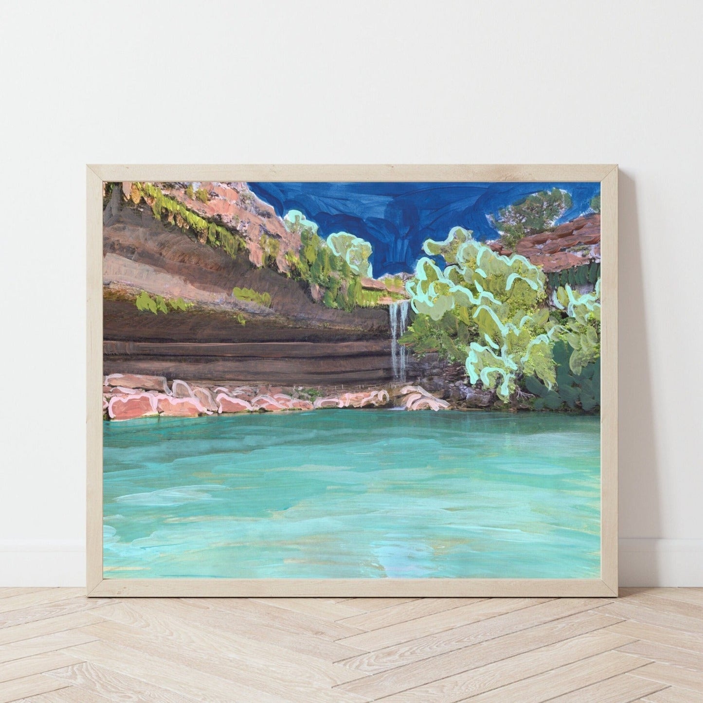 Hamilton Pool Print - El Baker Art