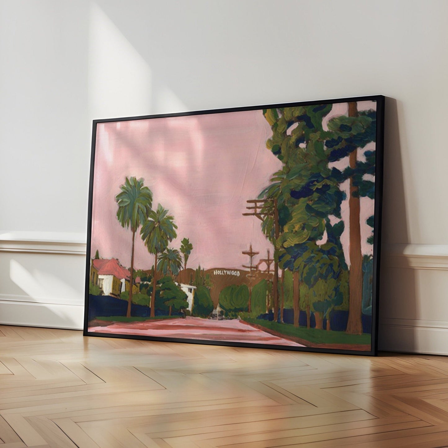Hollywood Sign Los Angeles Print - El Baker Art