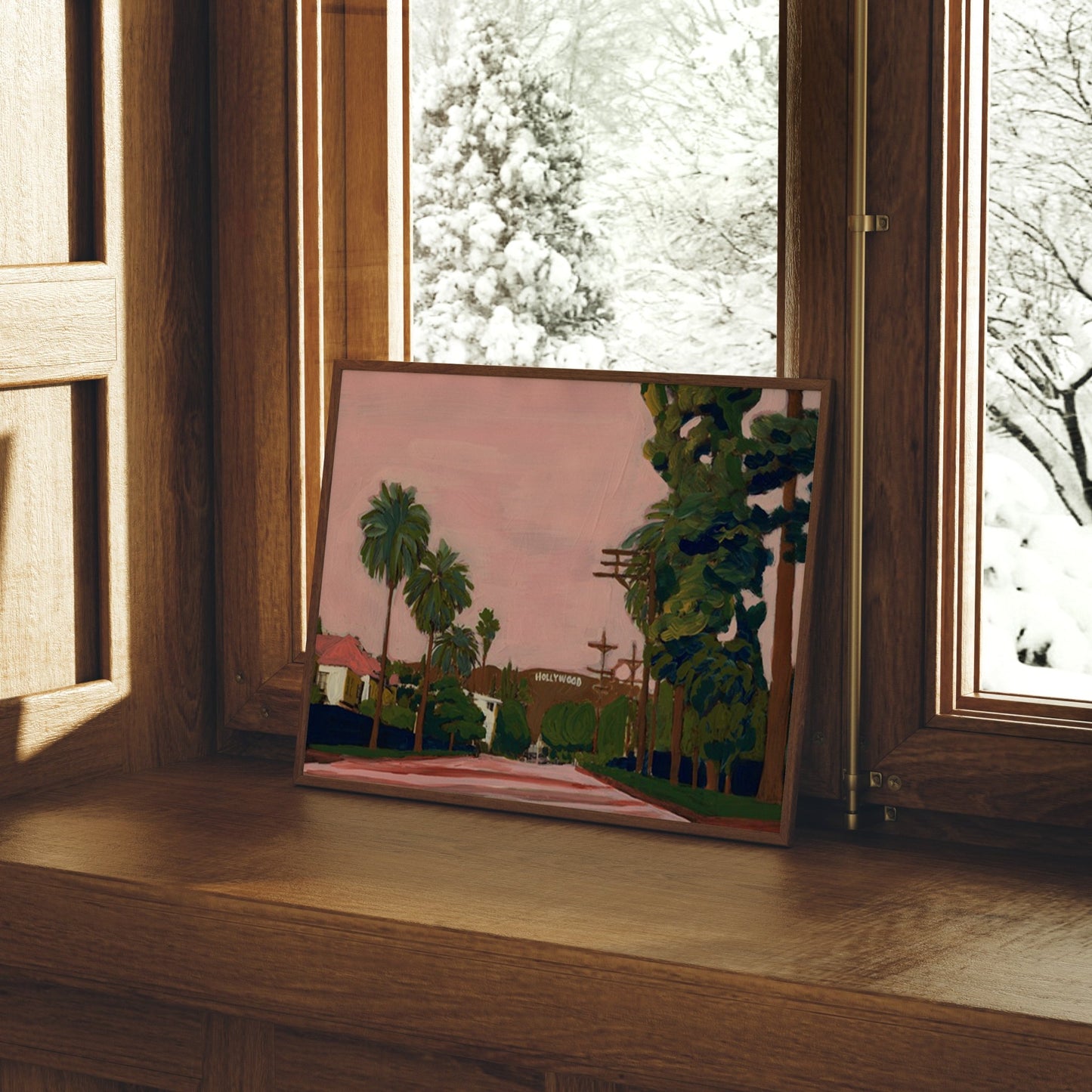 Hollywood Sign Los Angeles Print - El Baker Art