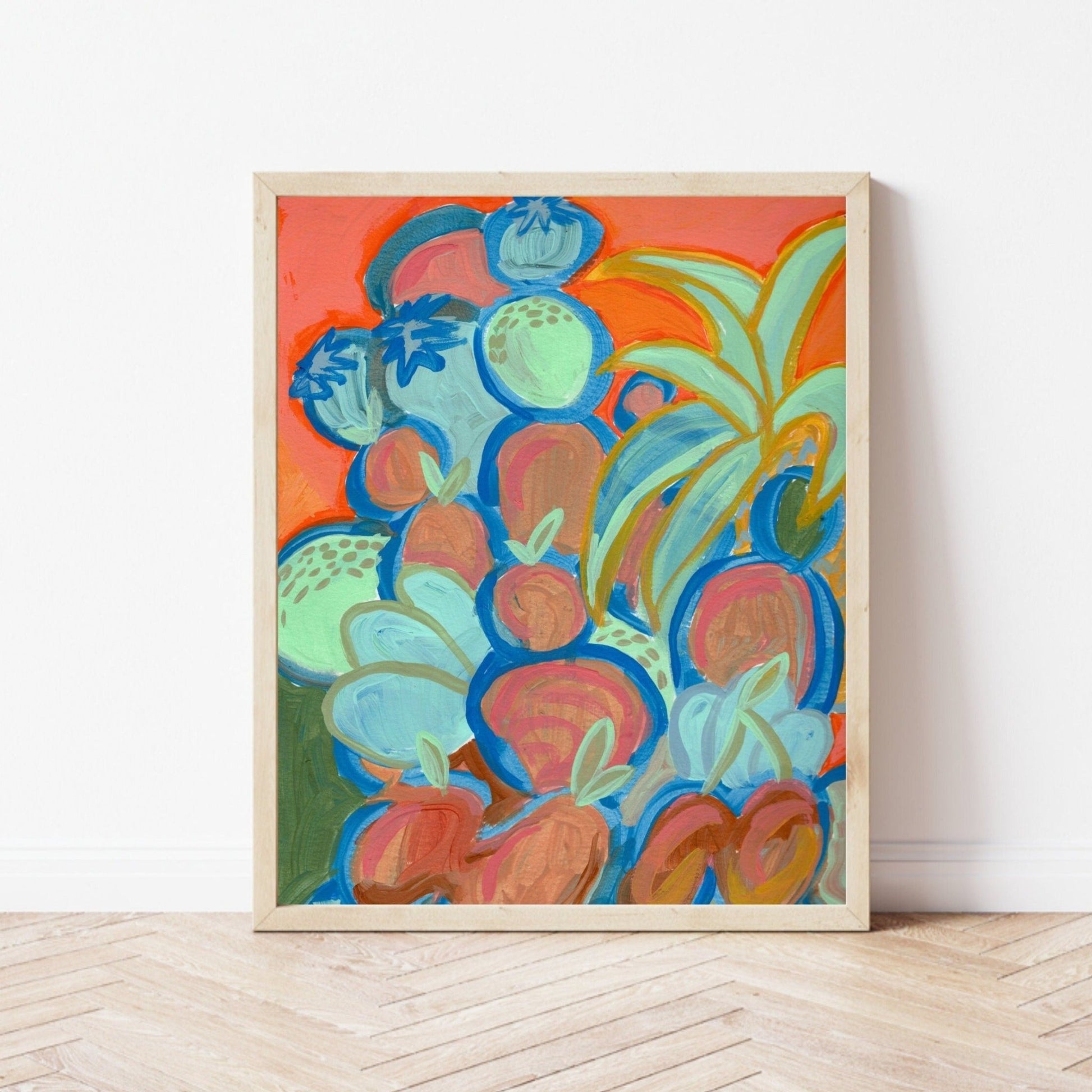Impressionist Fruit Oranges Print - El Baker Art