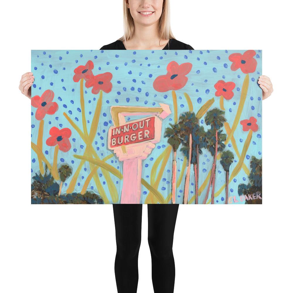 In-N-Out Burger Print - El Baker Art