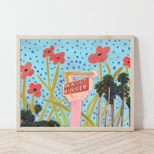 In-N-Out Burger Print - El Baker Art