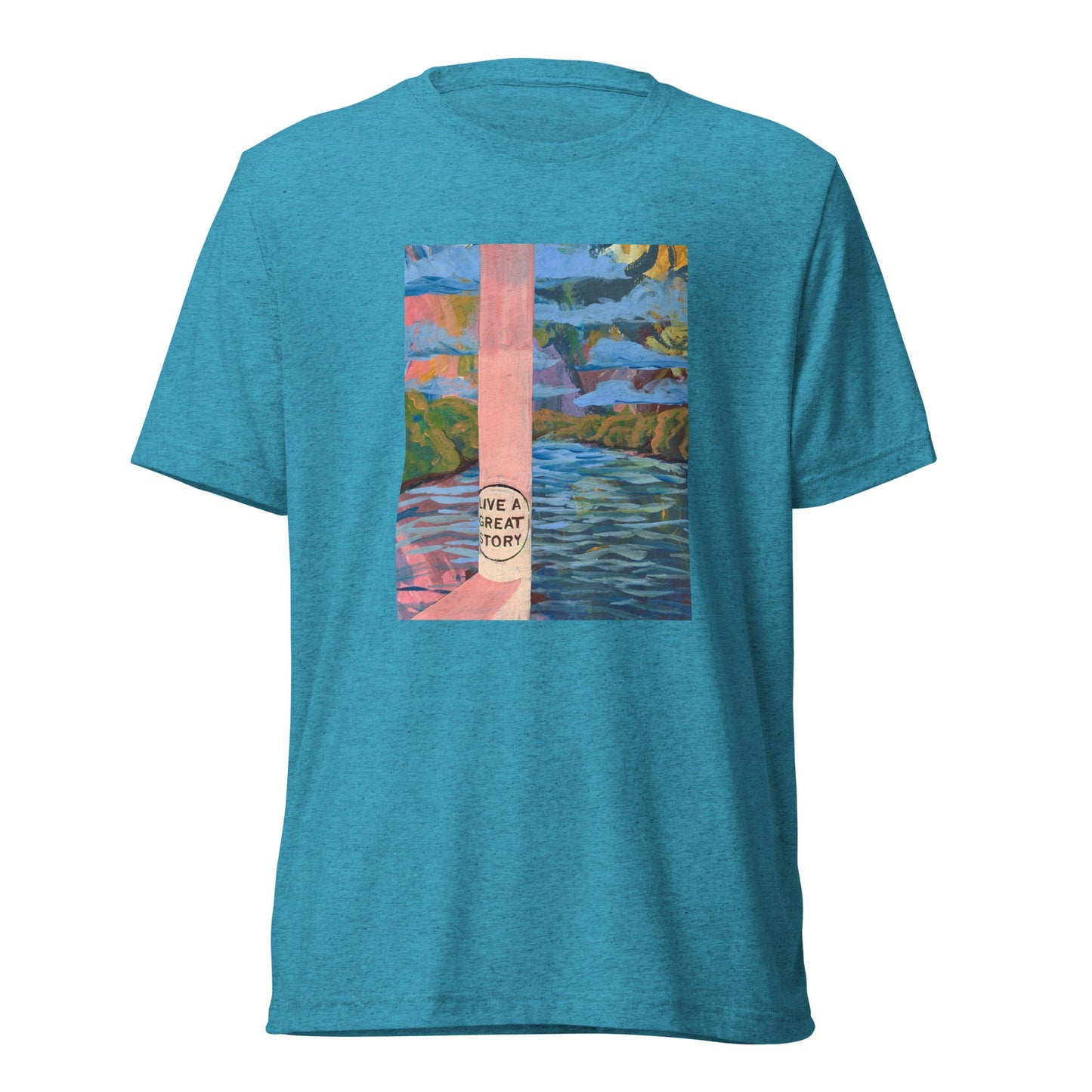 Lady Bird Lake Trail Austin T-Shirt - El Baker Art