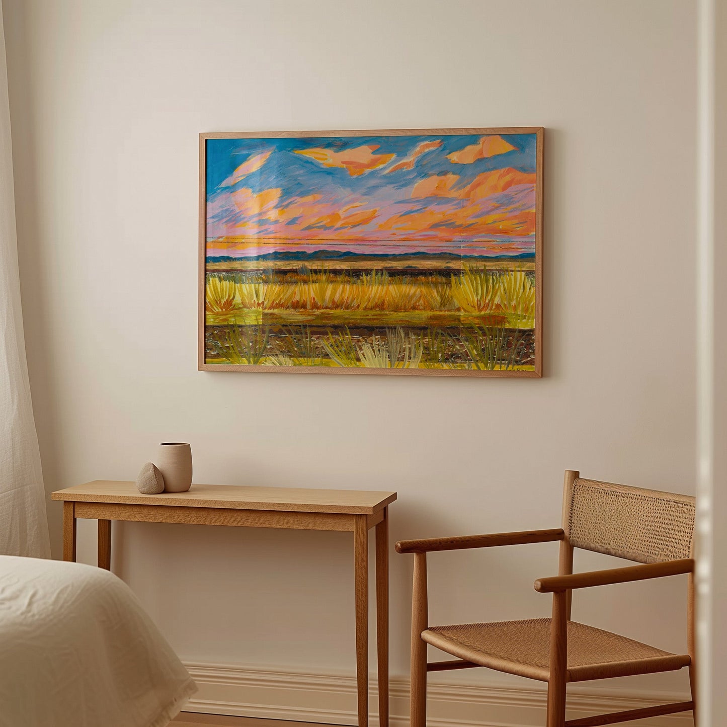 Marfa Texas Sunset Landscape Print - El Baker Art