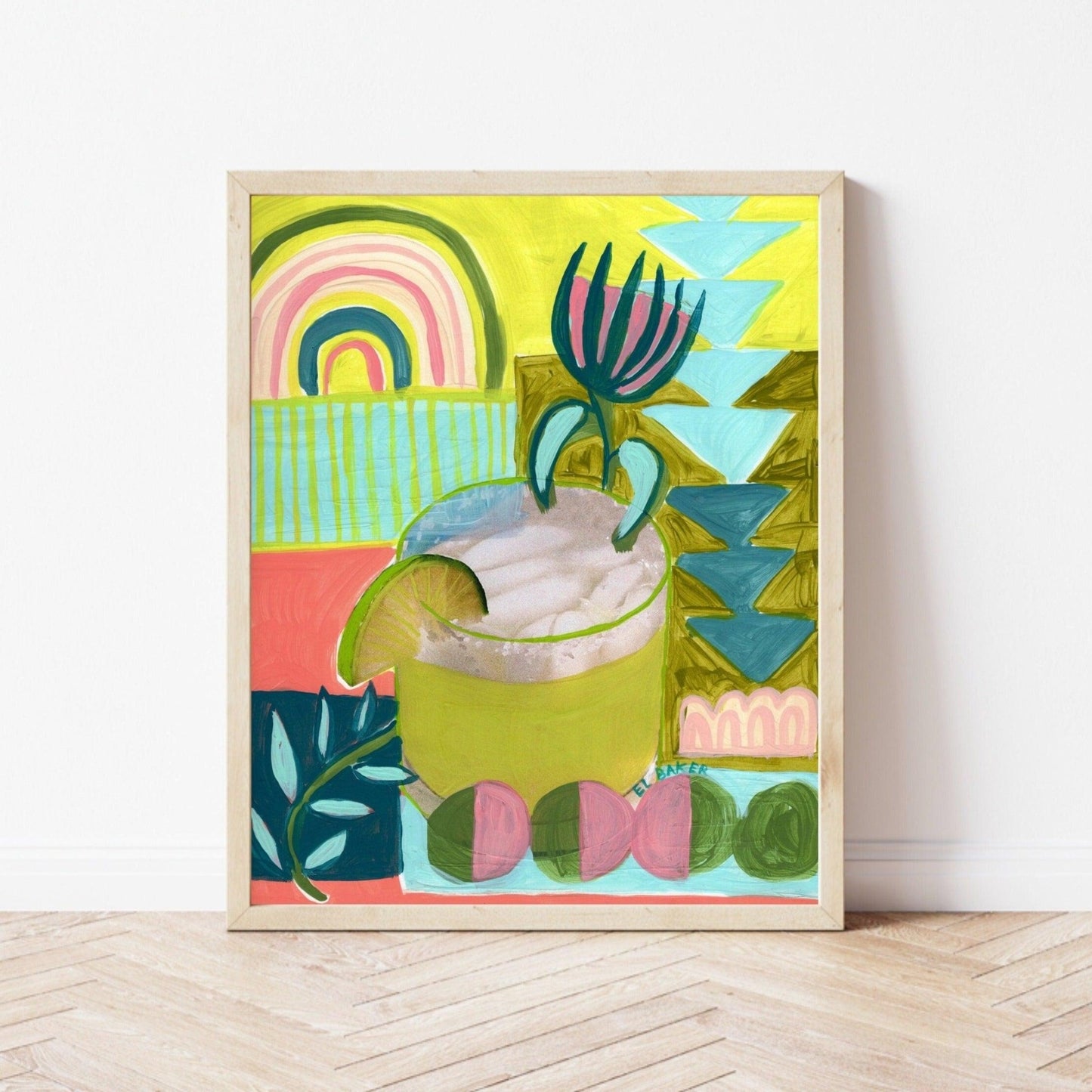 Margarita Cocktail Print - El Baker Art