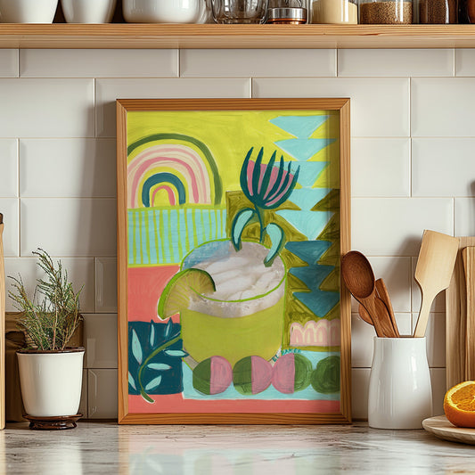 Margarita Cocktail Print - El Baker Art