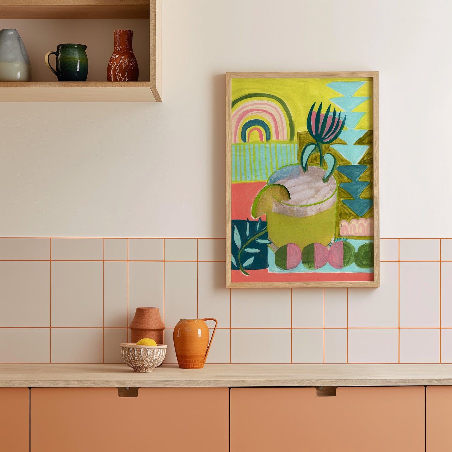 Margarita Cocktail Print - El Baker Art