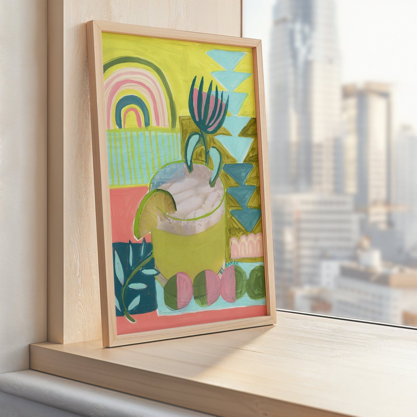 Margarita Cocktail Print - El Baker Art