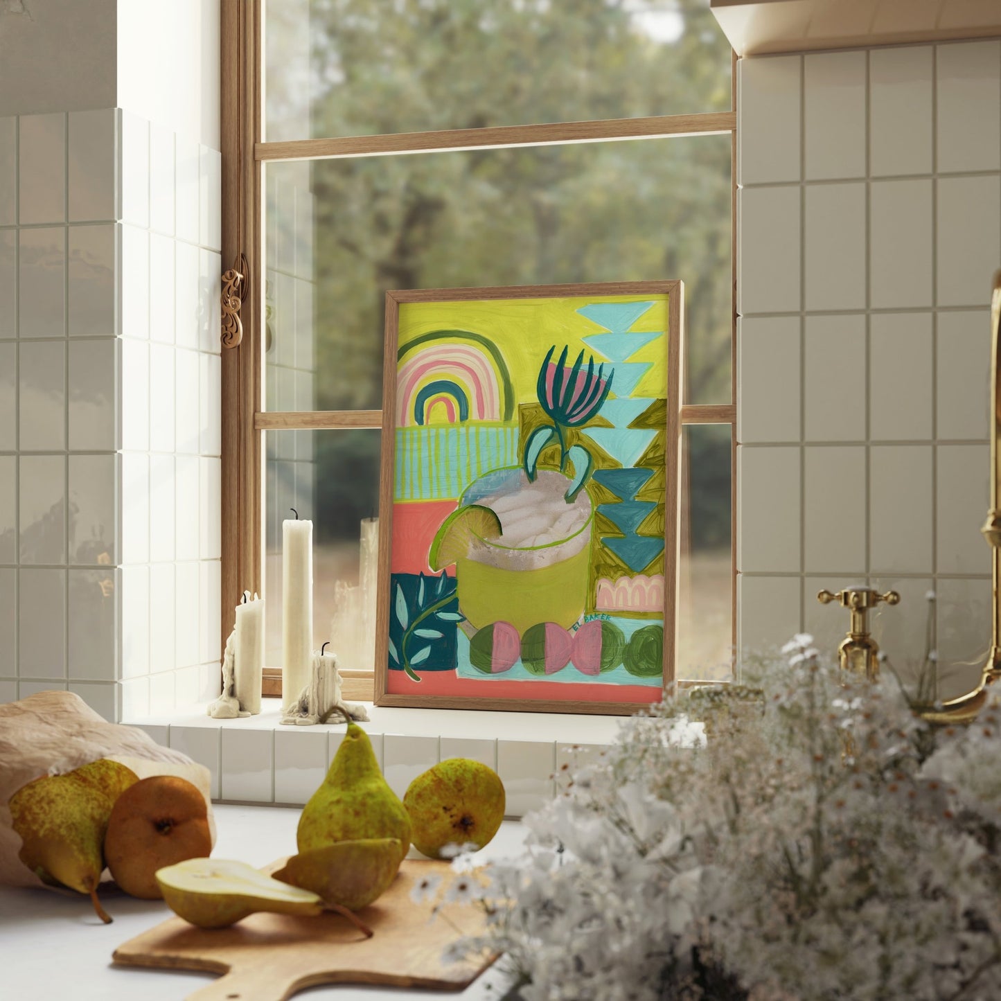 Margarita Cocktail Print - El Baker Art