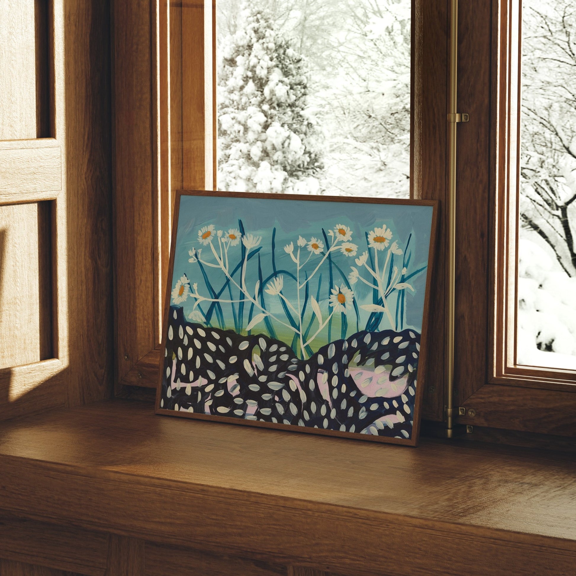 Minimalist Floral Print - El Baker Art