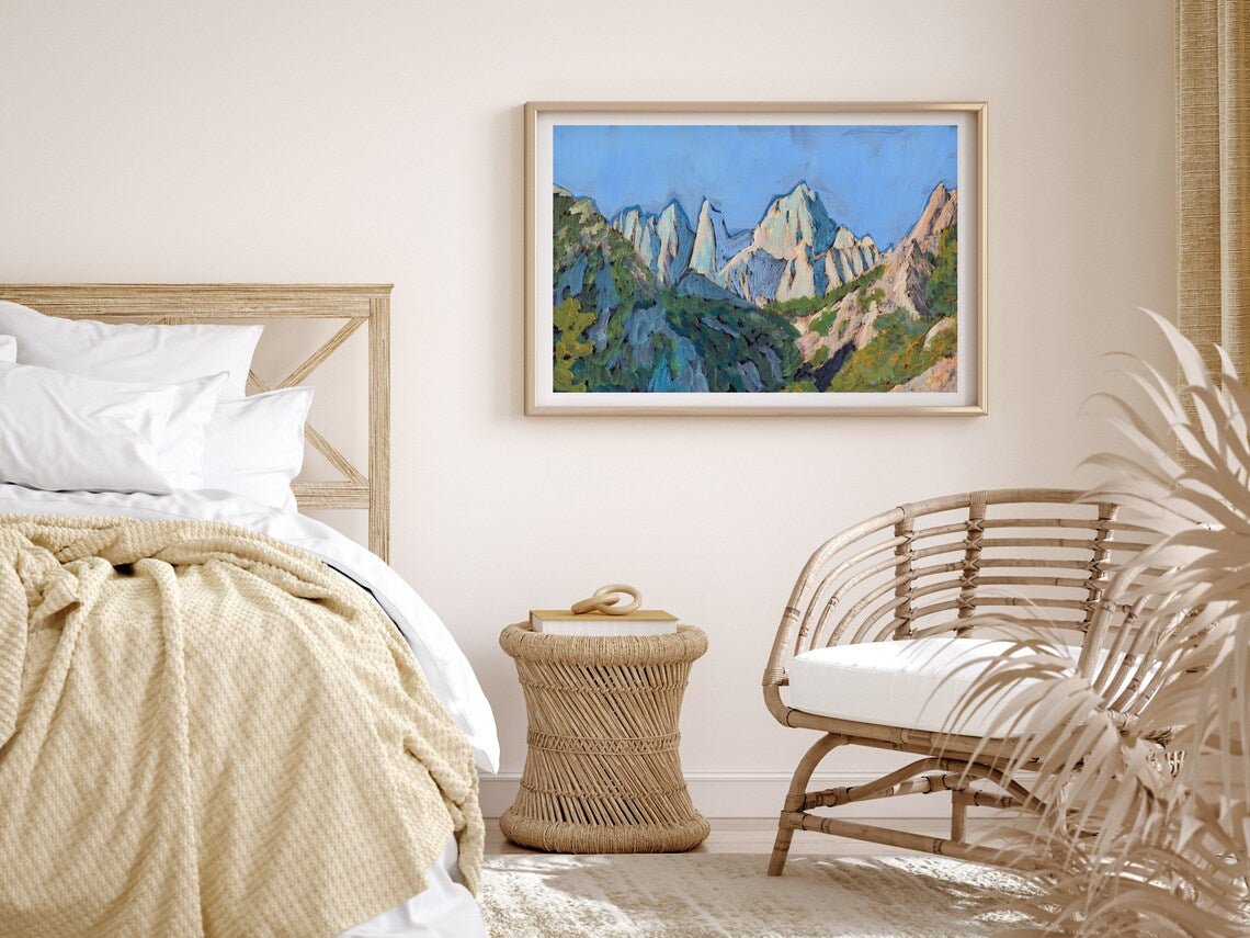 Mt. Whitney California Travel Print - El Baker Art