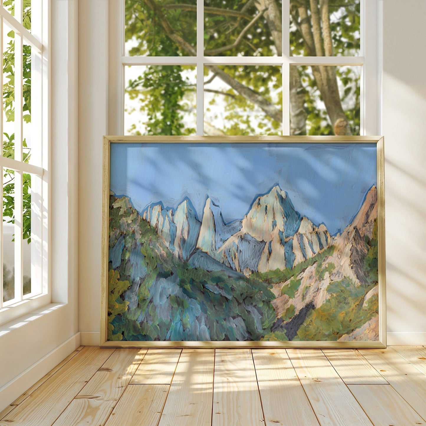 Mt. Whitney California Travel Print - El Baker Art