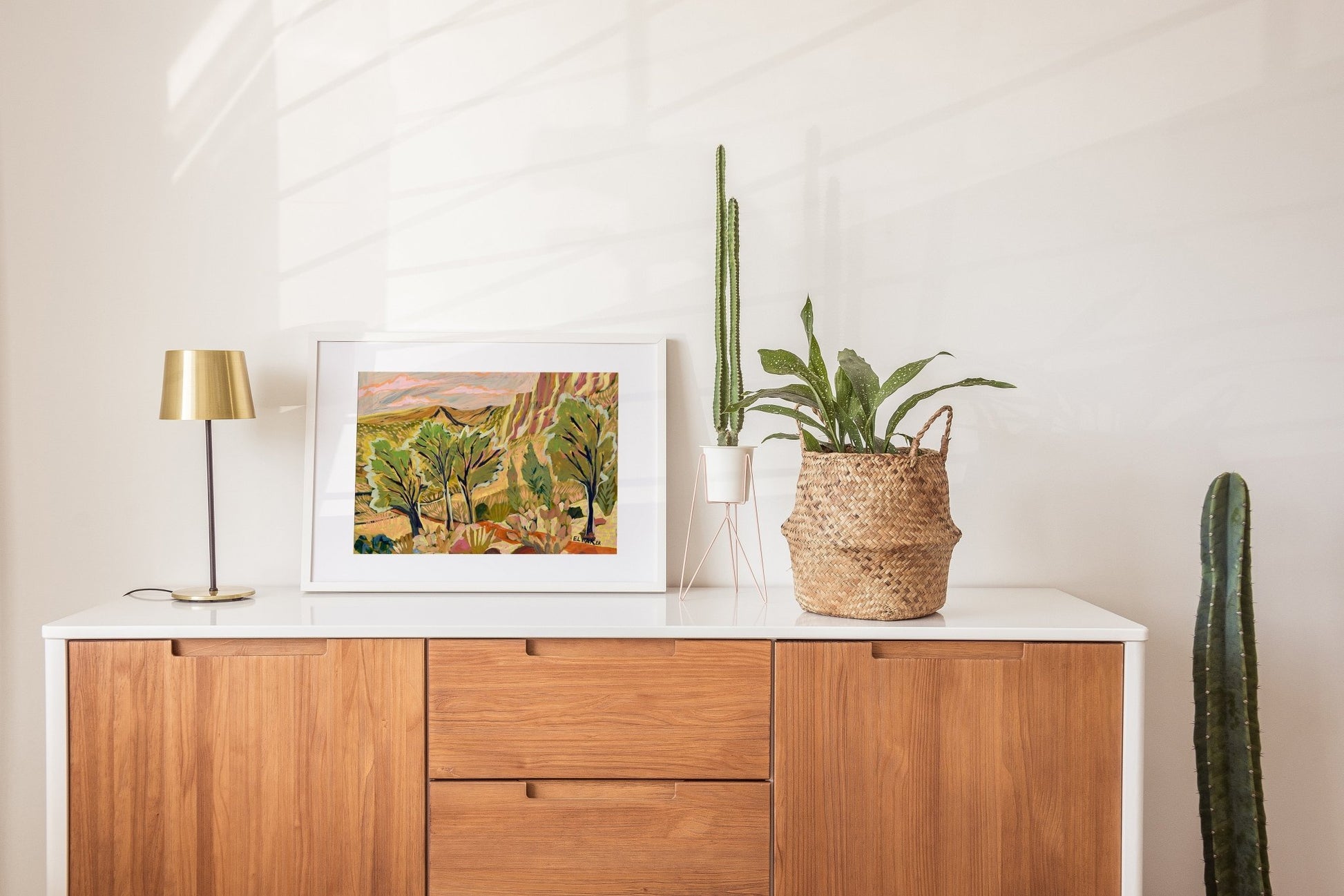 Neutral Vintage Western Ranch Wall Art - El Baker Art