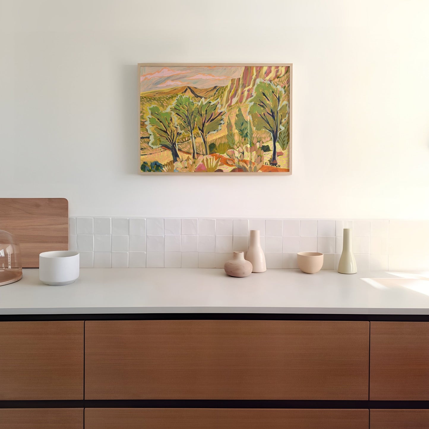 Neutral Vintage Western Ranch Wall Art - El Baker Art