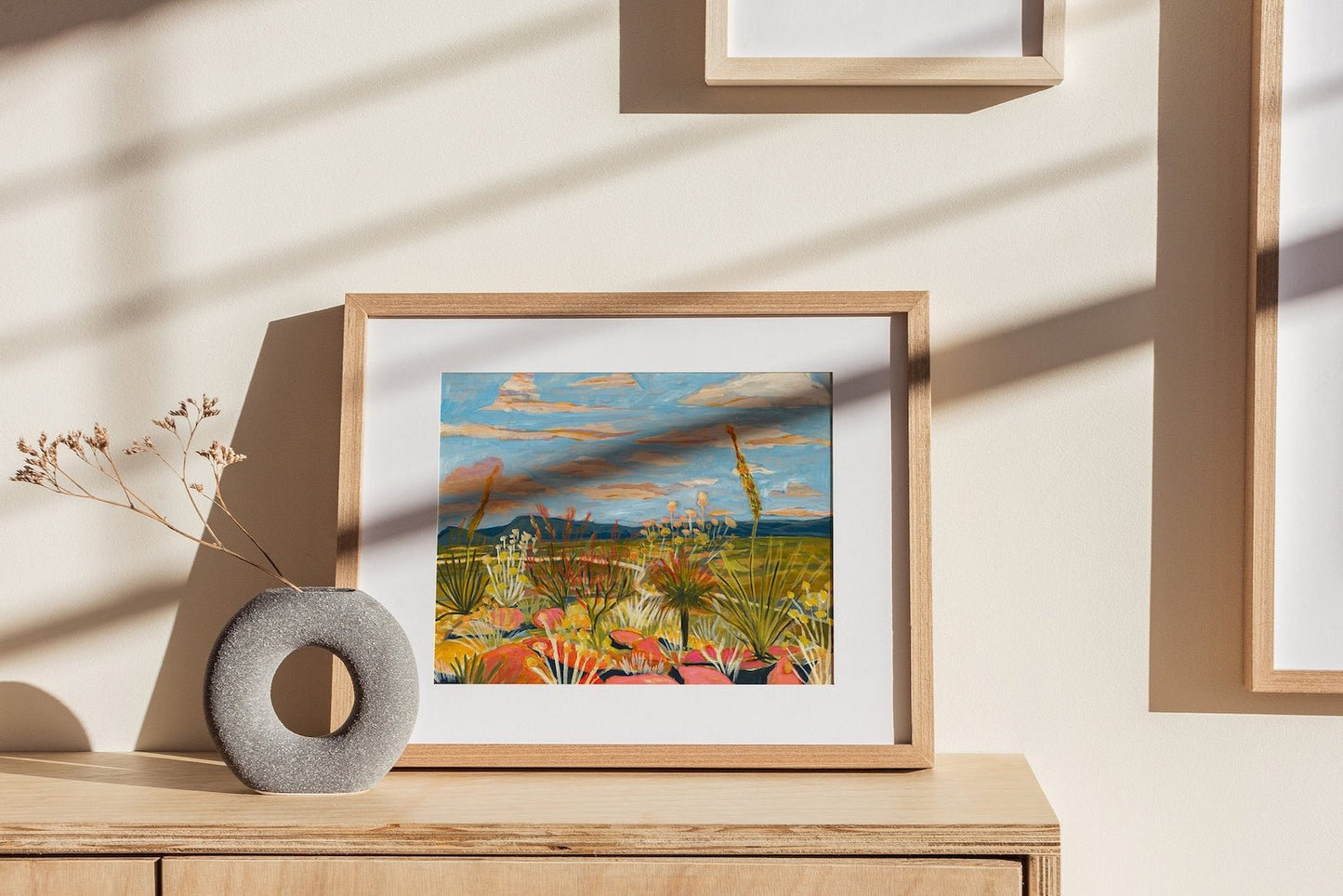 Pink Desert Rocks of Big Bend National Park Print - El Baker Art