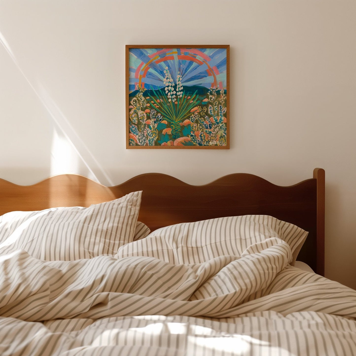 Rainbow Yucca Plant Texas Desert Print - El Baker Art