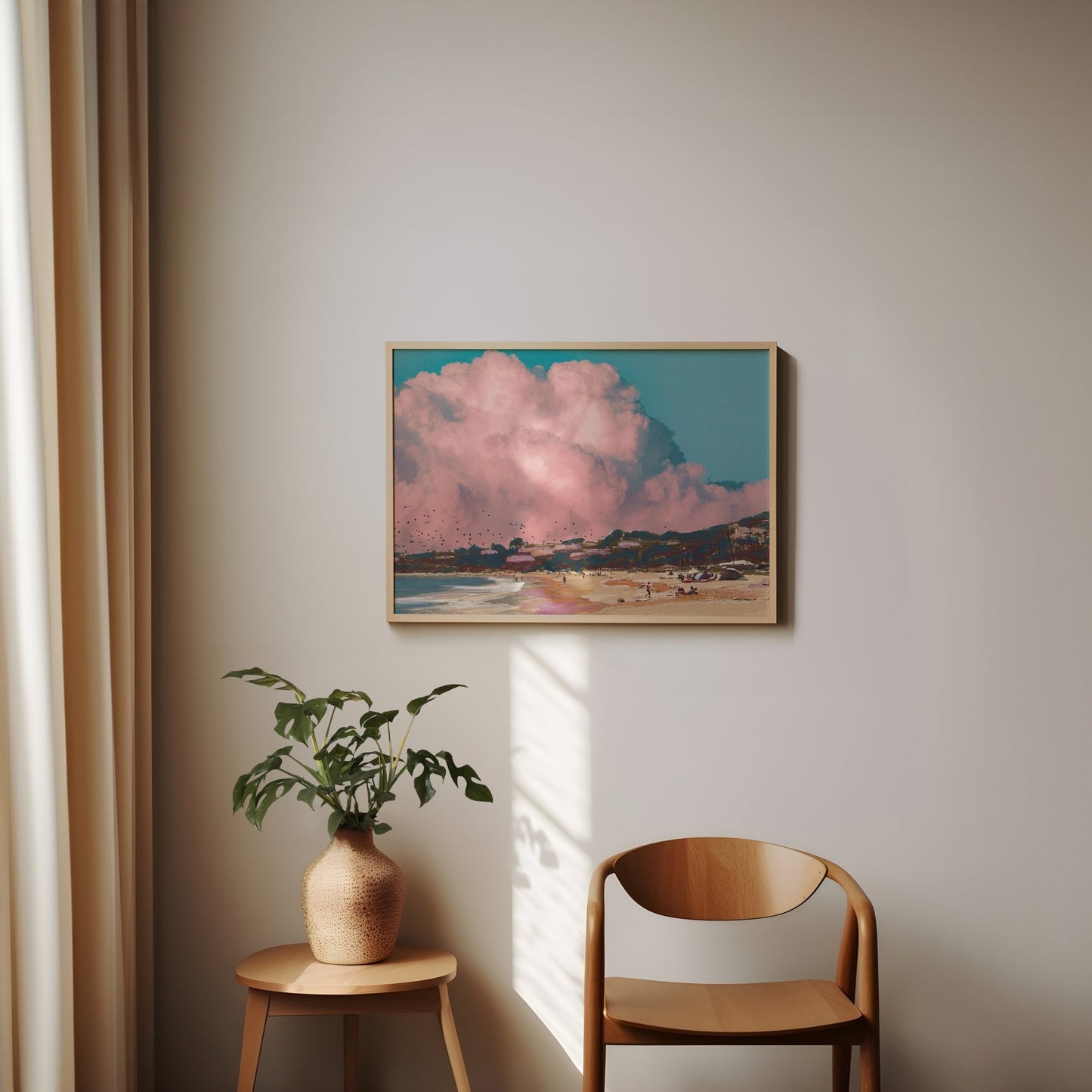 Retro California Ocean Print - El Baker Art