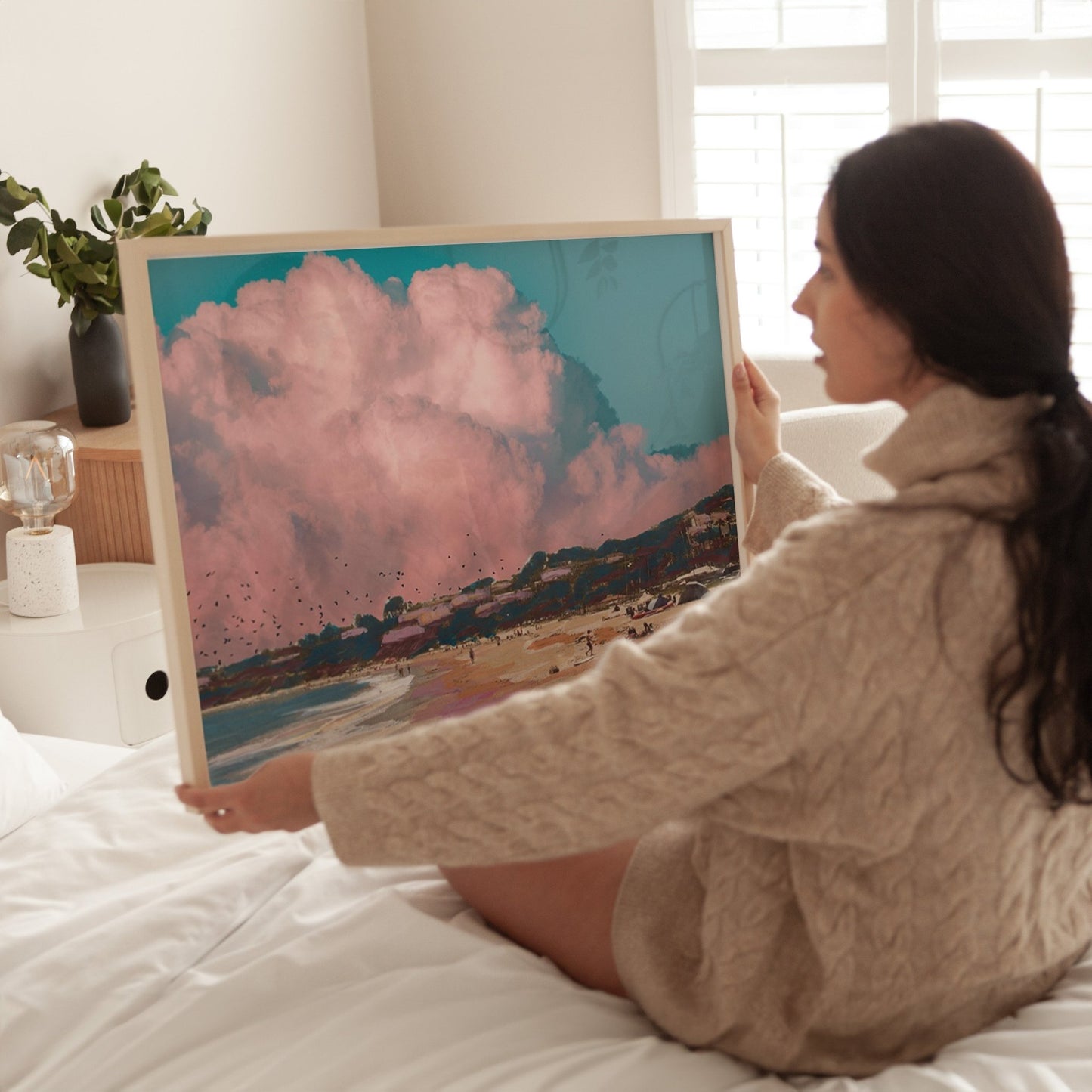 Retro California Ocean Print - El Baker Art