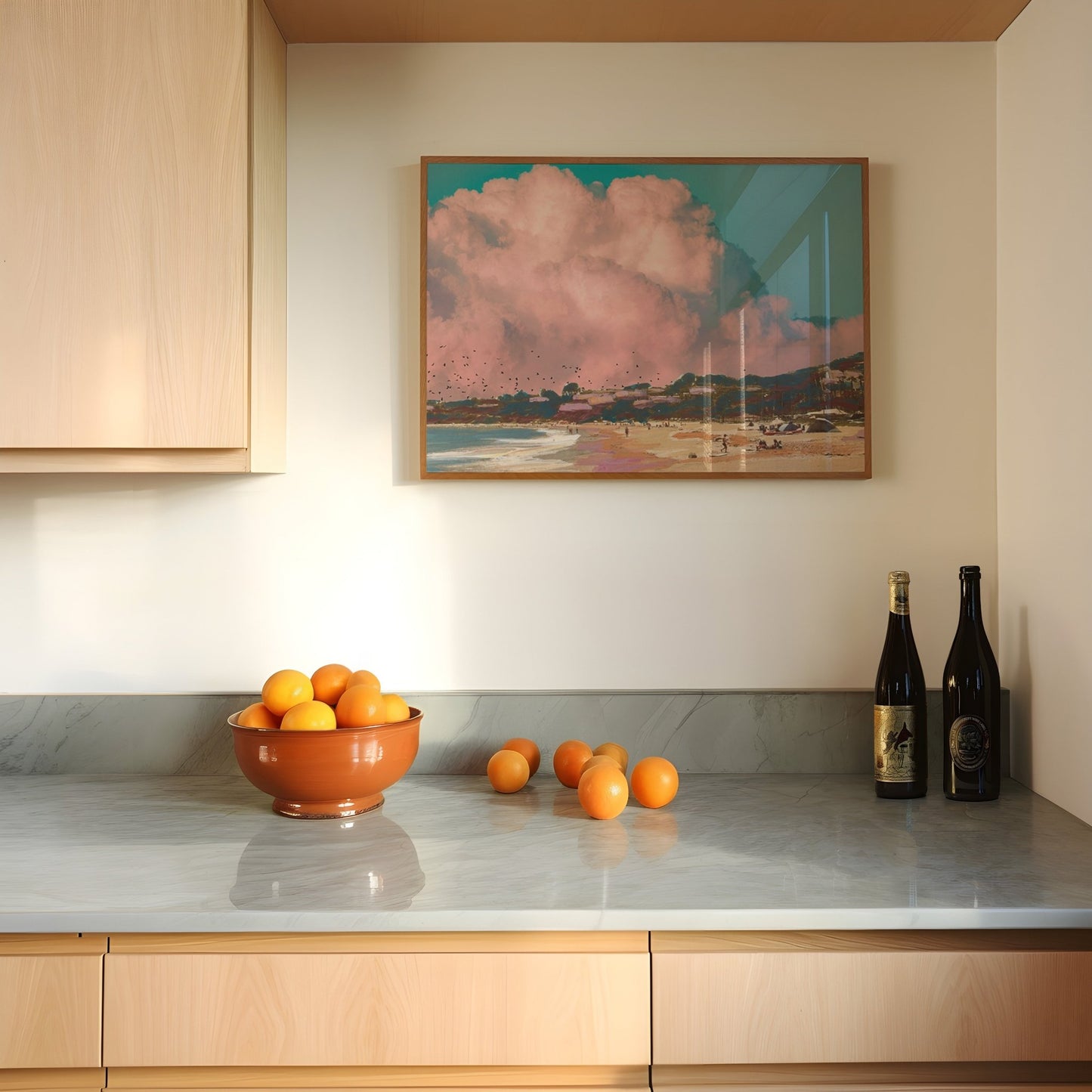 Retro California Ocean Print - El Baker Art