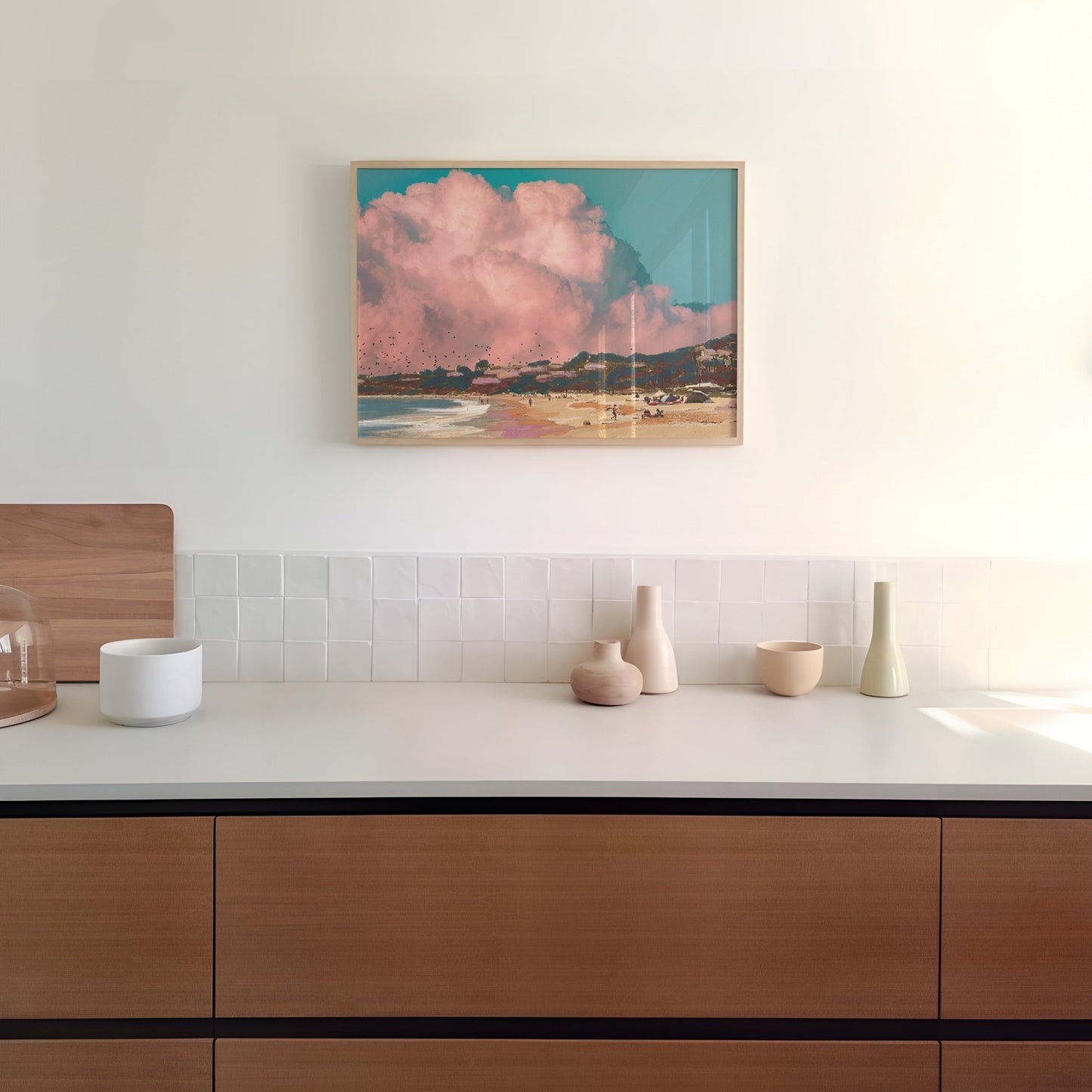 Retro California Ocean Print - El Baker Art