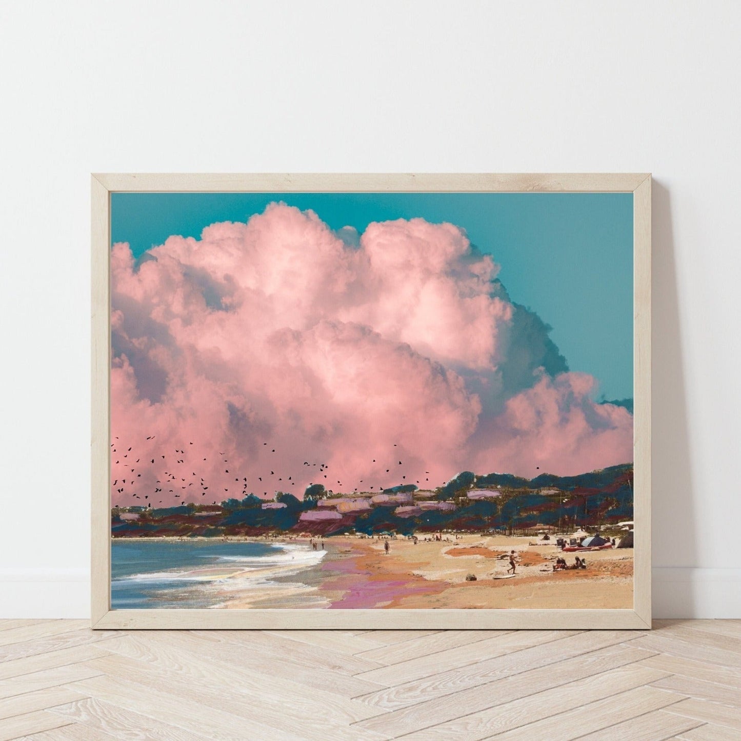 Retro California Ocean Print - El Baker Art
