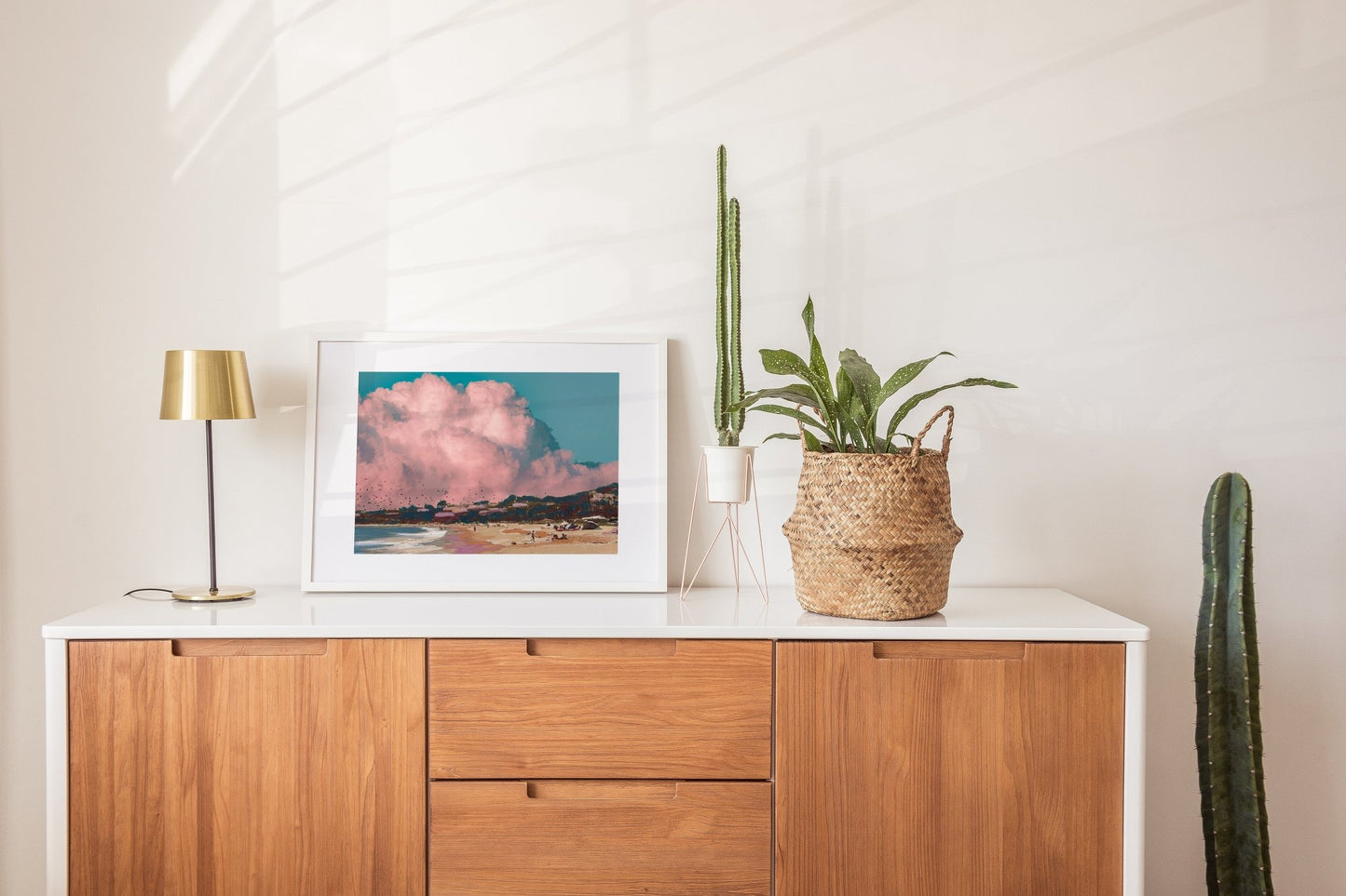Retro California Ocean Print - El Baker Art