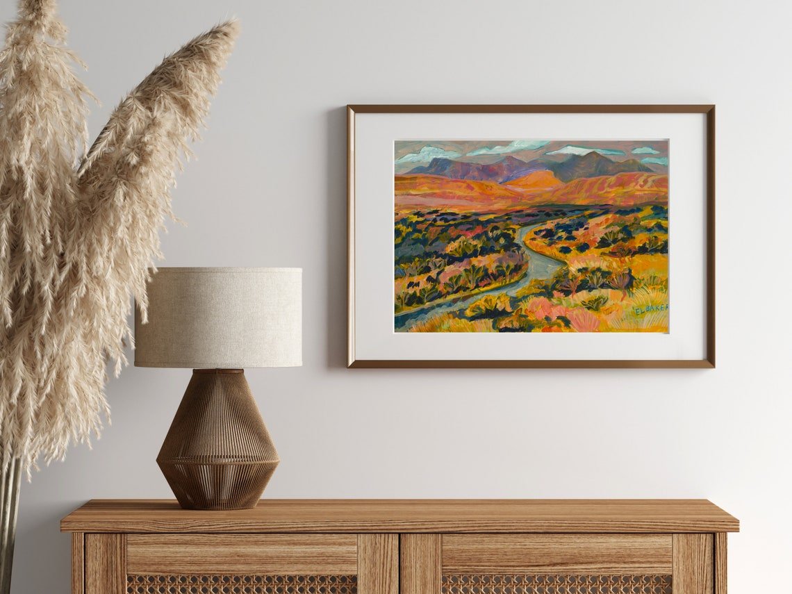 Rio Grande Big Bend National Park Art Print - El Baker Art