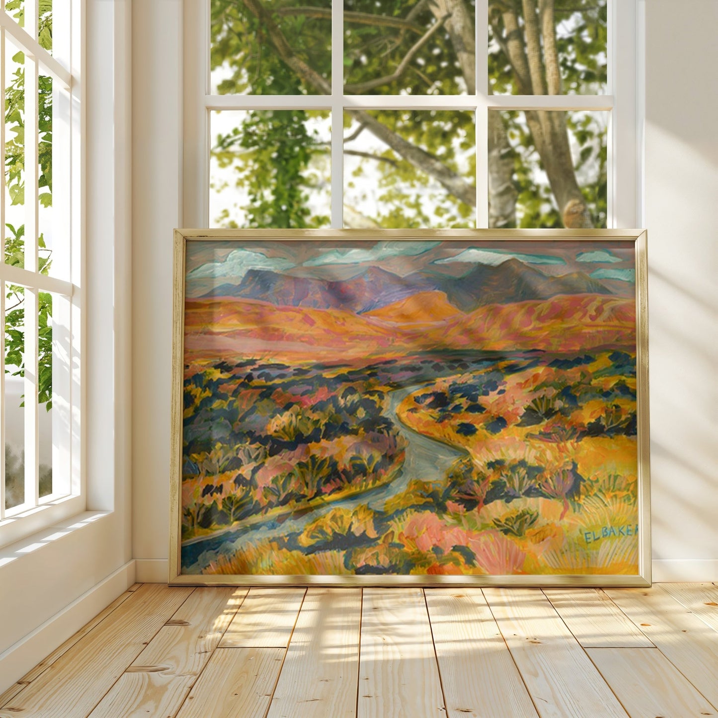 Rio Grande Big Bend National Park Art Print - El Baker Art