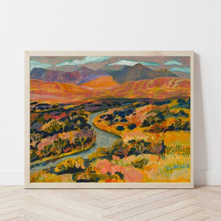 Rio Grande Big Bend National Park Art Print - El Baker Art