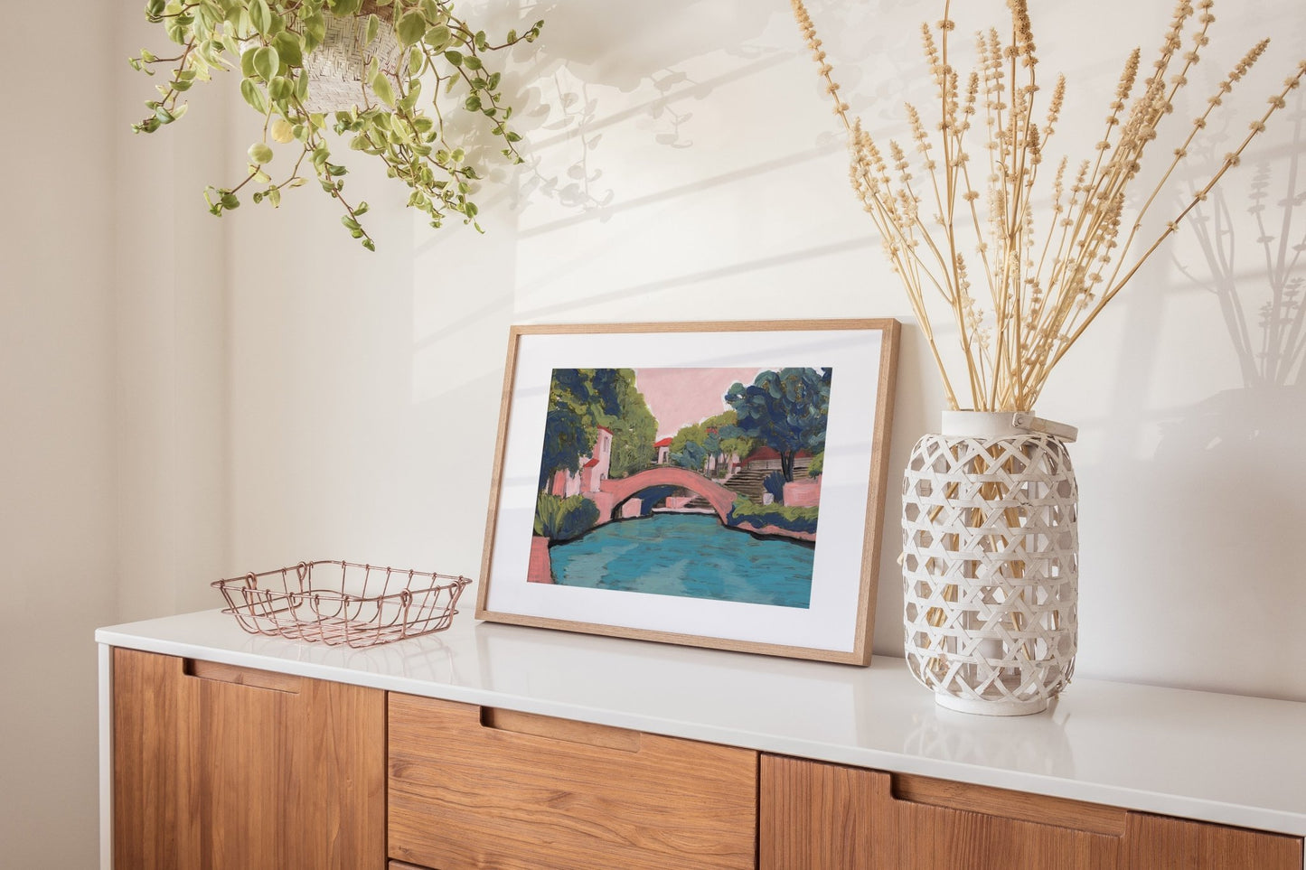 San Antonio Riverwalk Print - El Baker Art