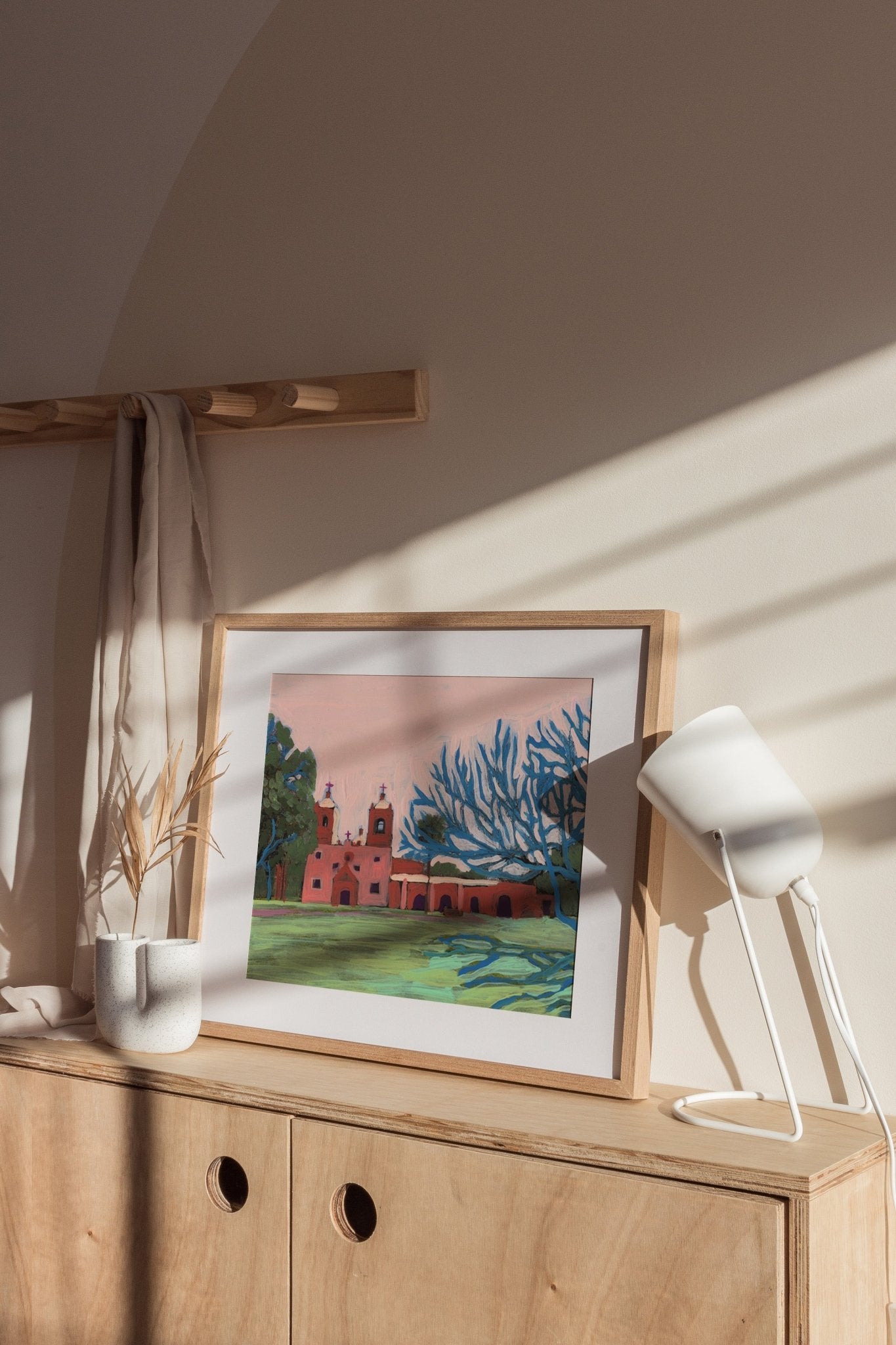 San Antonio Texas Mission Print - El Baker Art