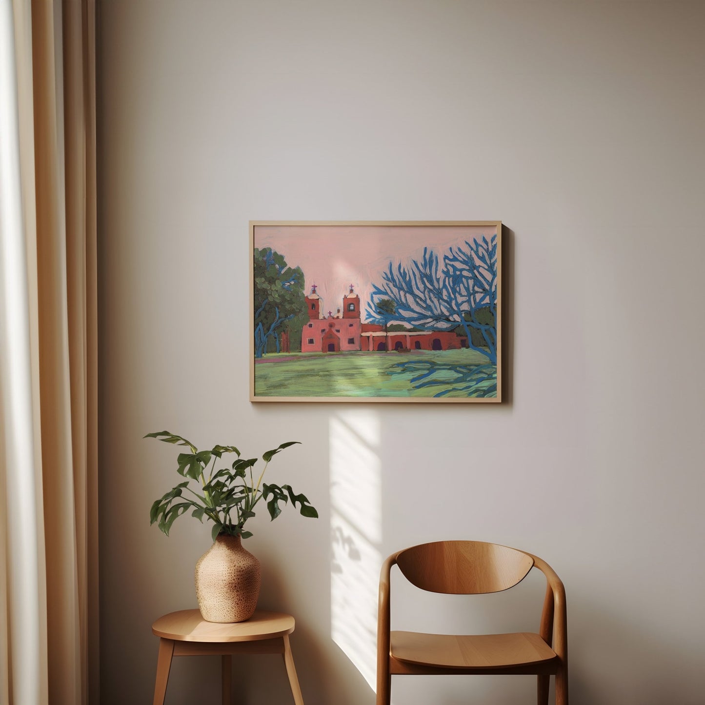 San Antonio Texas Mission Print - El Baker Art