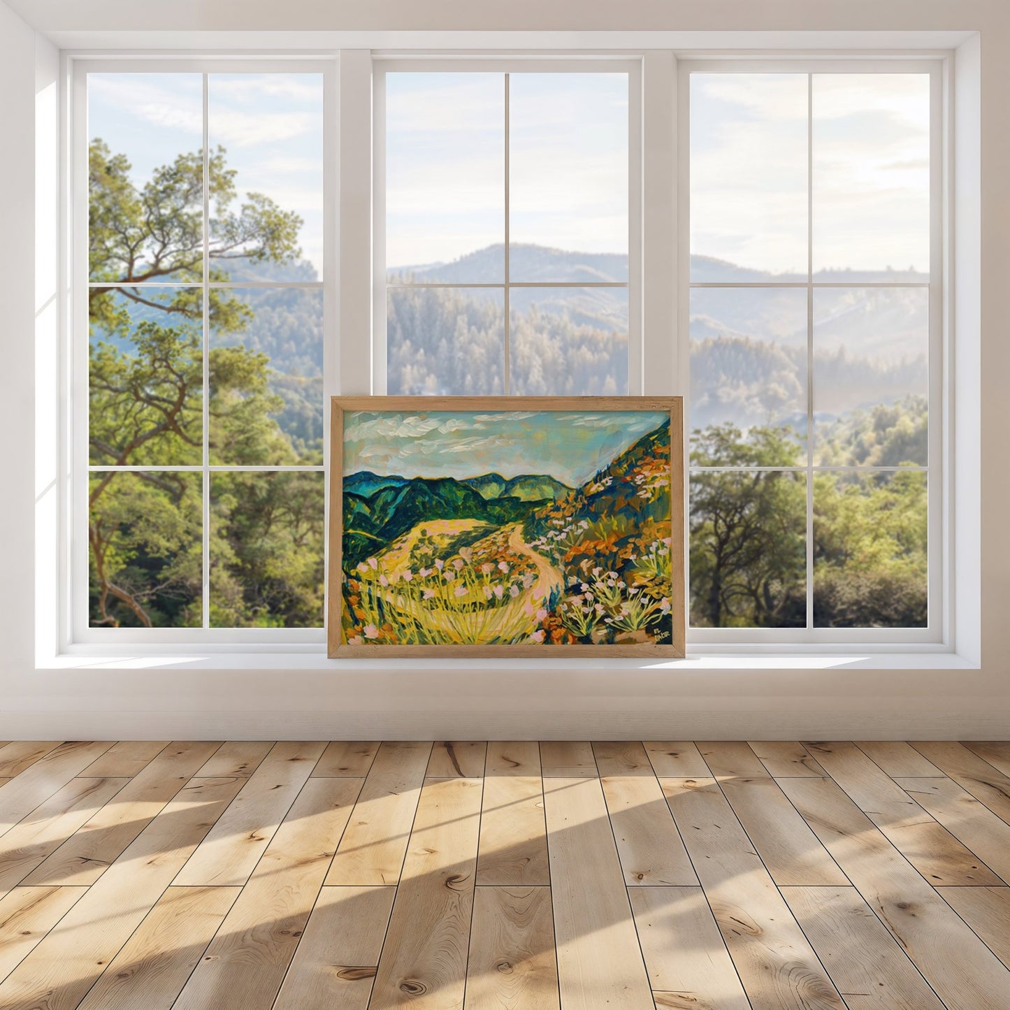 San Gabriel Mountains California Wildflower Print - El Baker Art
